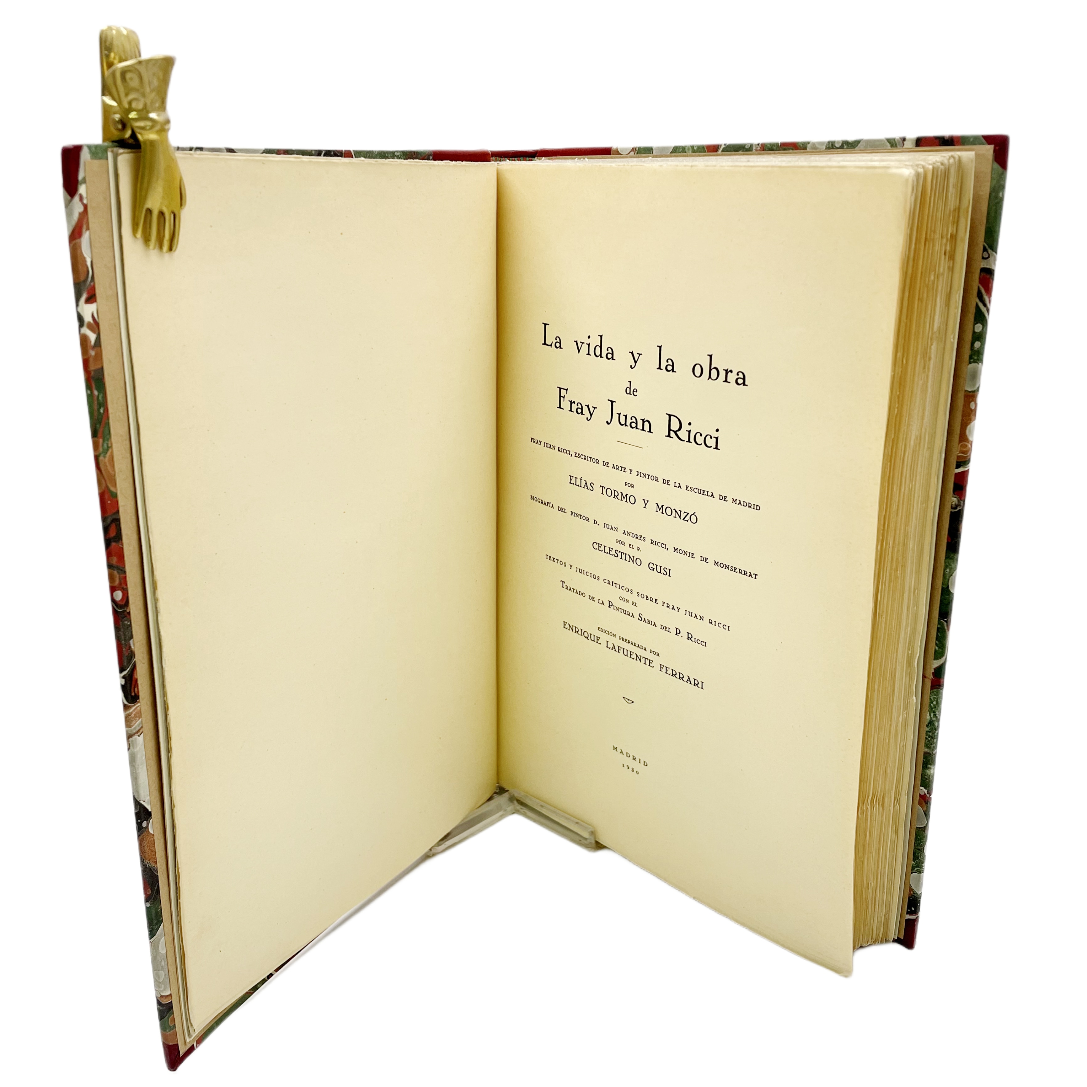 LA VIDA Y LA OBRA DE FRAY JUAN RICCI. FRAY JUAN RICCI, ESCRITOR DE ARTE Y PINTOR DE LA ESCUELA DE MADRID.