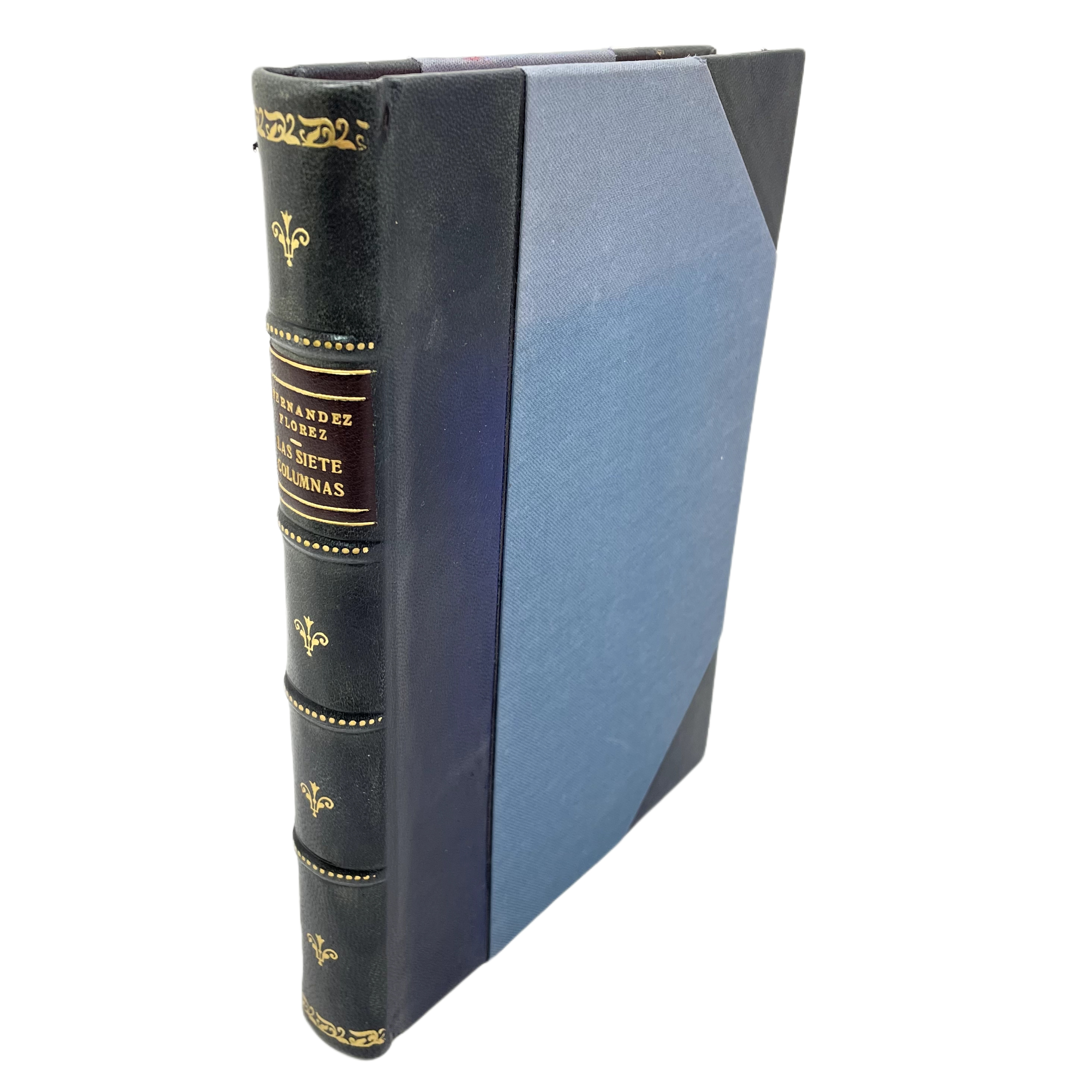 LAS SIETE COLUMNAS NOVELA ILUSTRADA CON 47 GRABADOS DE RIBAS.