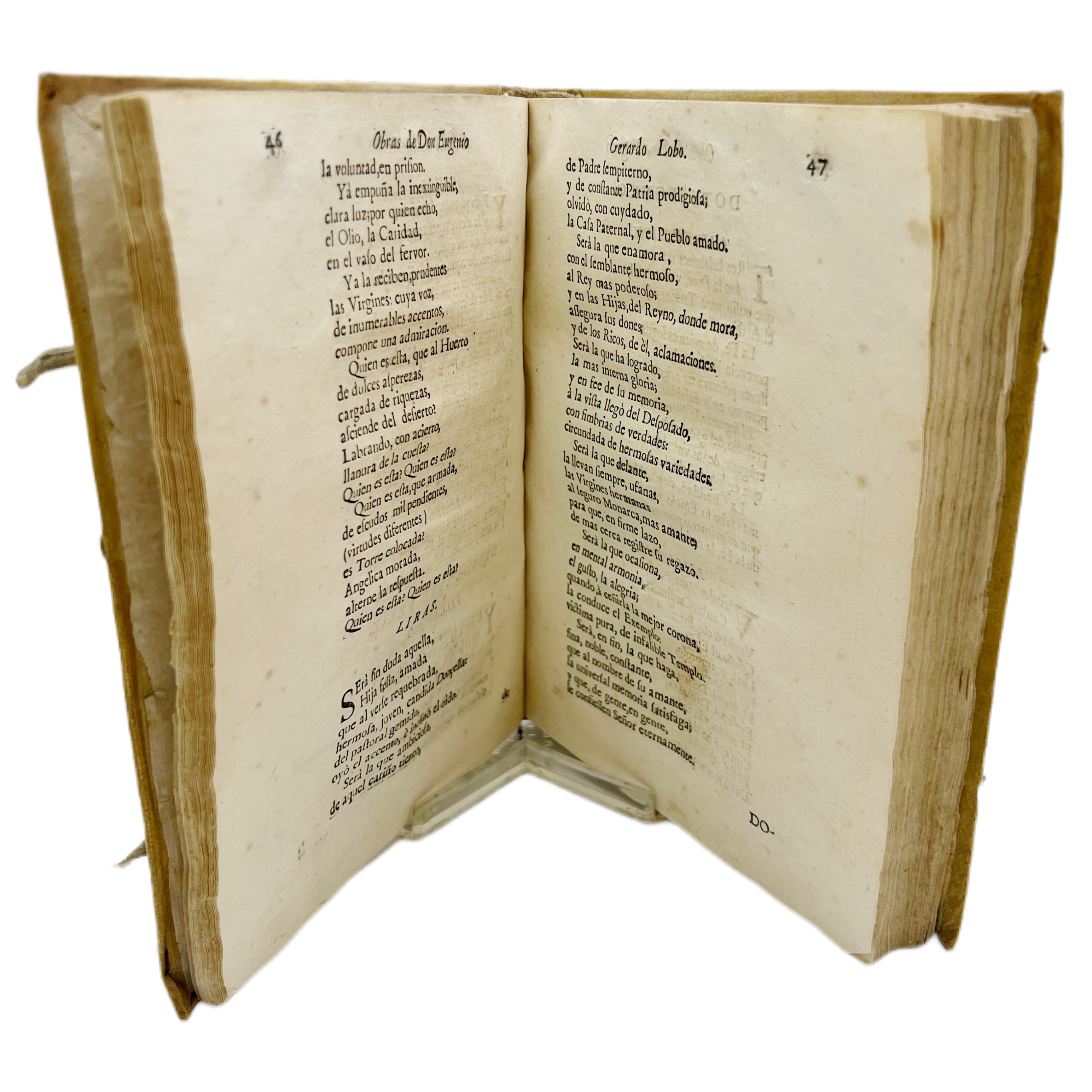 OBRAS POÉTICAS DE DON EUGENIO GERARDO LOBO... DEDICADAS EN ESTA SEGUNDA EDICIÓN AL MISMO AUTOR Y AÑADIDAS DE UNA TERCERA PARTE Y CORREGIDAS Y ENMENDADAS 