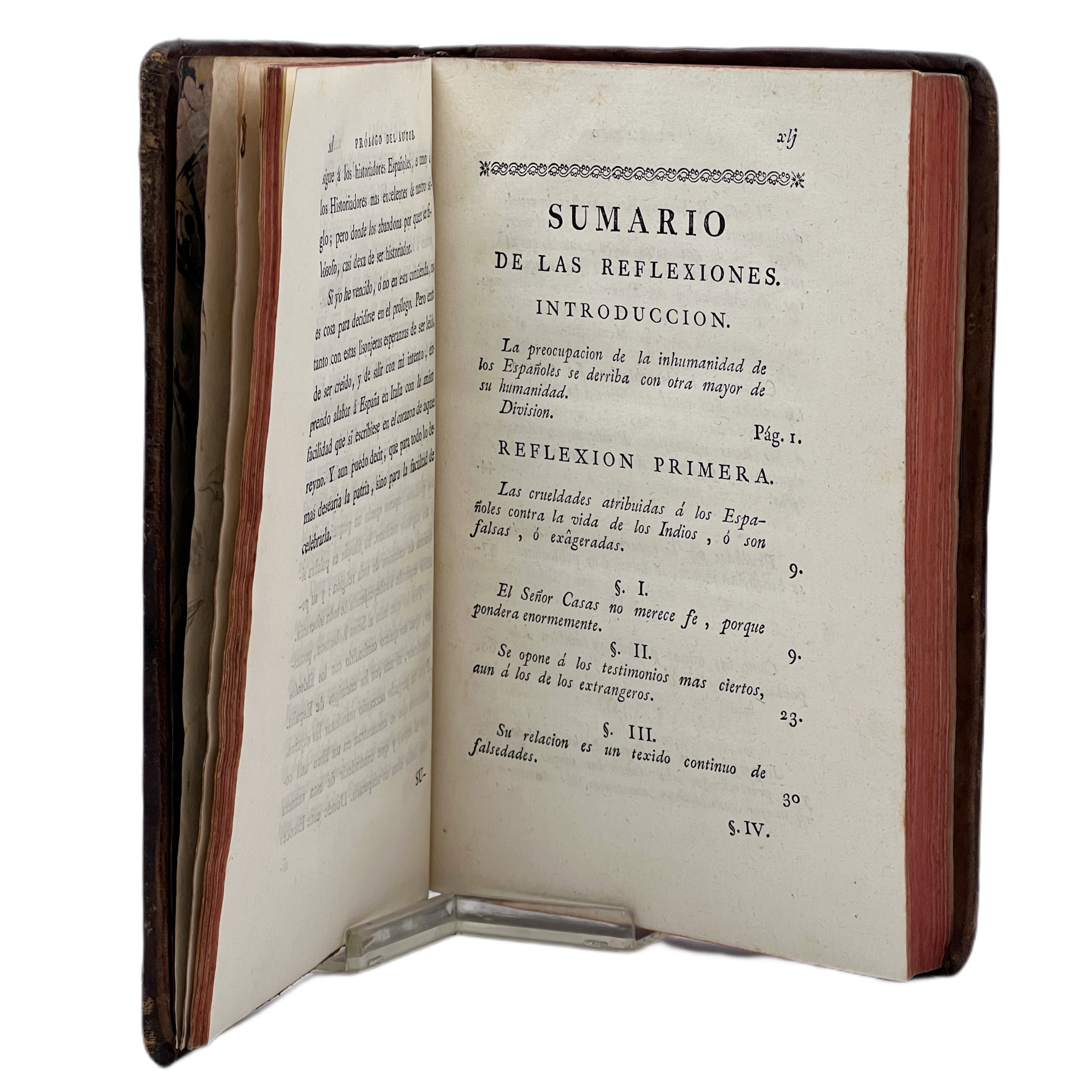 REFLEXIONES IMPARCIALES SOBRE LA HUMANIDAD DE LOS ESPAÑOLES EN LAS INDIAS, CONTRA LOS PRETENDIDOS FILÓSOFOS Y POLÍTICOS. PARA ILUSTRAR LAS HISTORIAS DE MM. RAYNAL Y ROBERTSON. ESCRITAS EN ITALIANO POR EL ABATE DON JUAN NUIX TRADUCIDAS CON ALGUNAS NOT