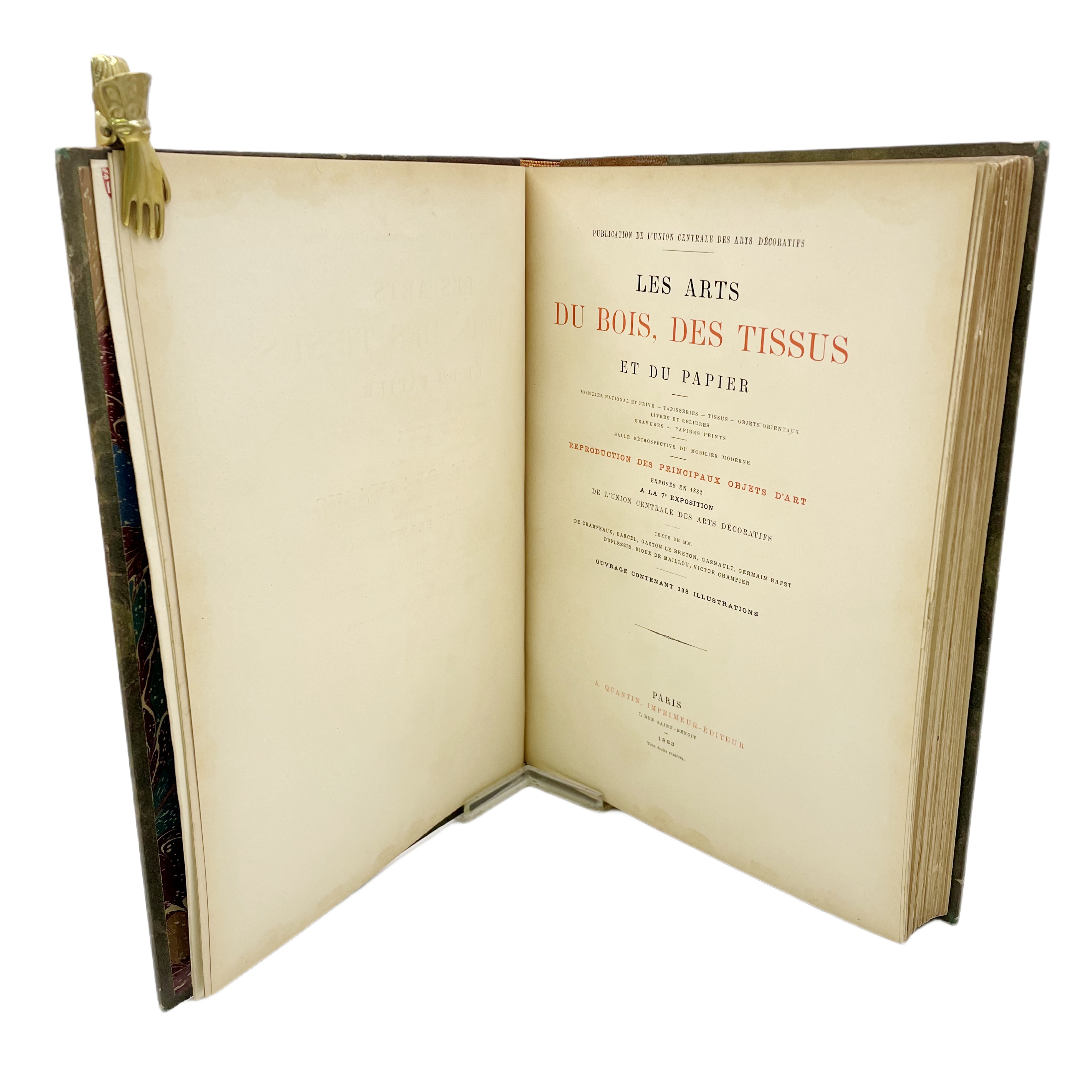 LES ARTS DU BOIS, DES TISSUS ET DU PAPIER (1883)