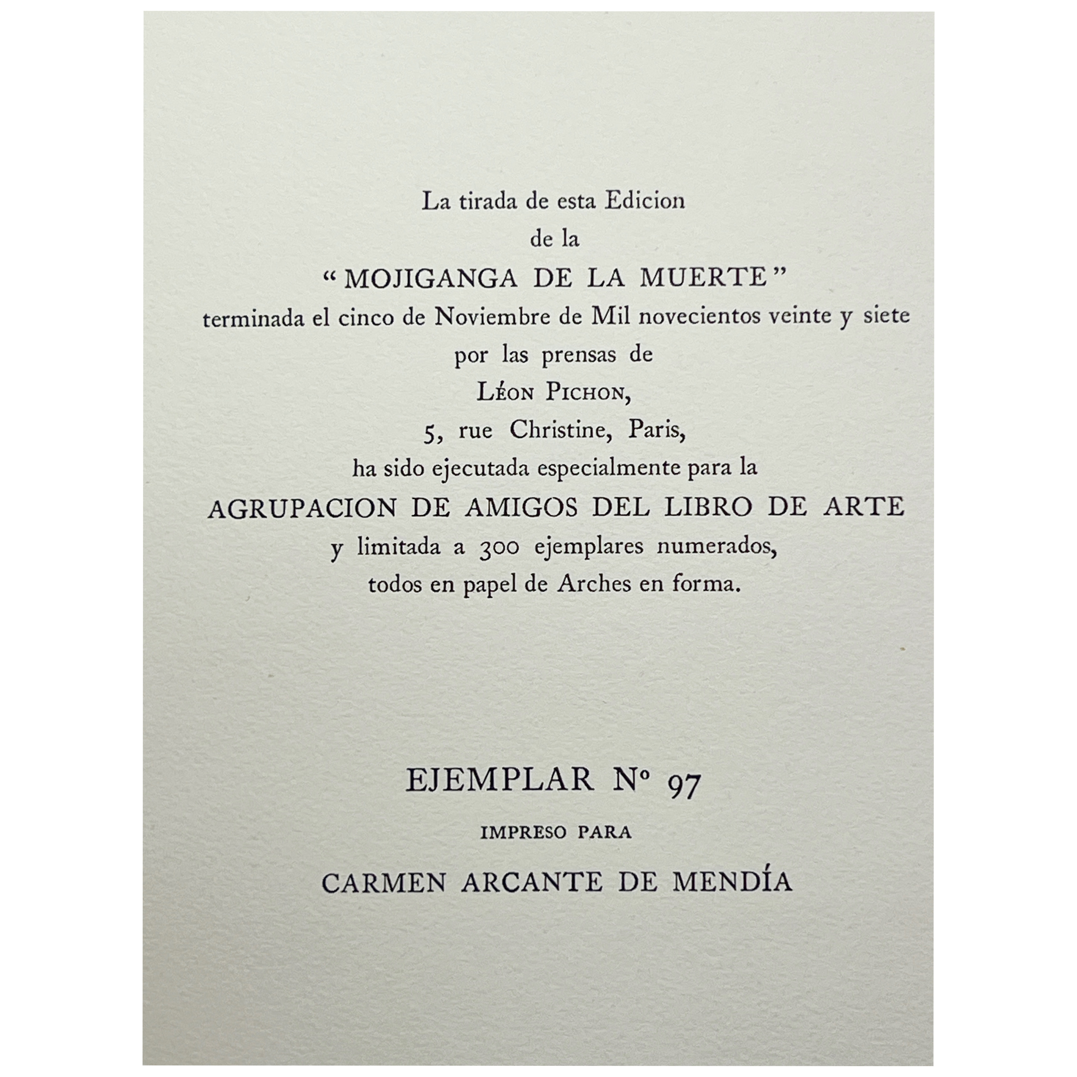 LA MOJIGANGA DE LA MUERTE DE DON PEDRO CALDERON DE LA BARCA. TEXTO DE A. VALBUENA PRAT CON UN PREFACIO DE AZORÍN Y UN APÉNDICE DE J.B. TREND. DIBUJOS DE MAXIME DETHOMAS GRABADOS AL BOJ POR LEÓN PICHON