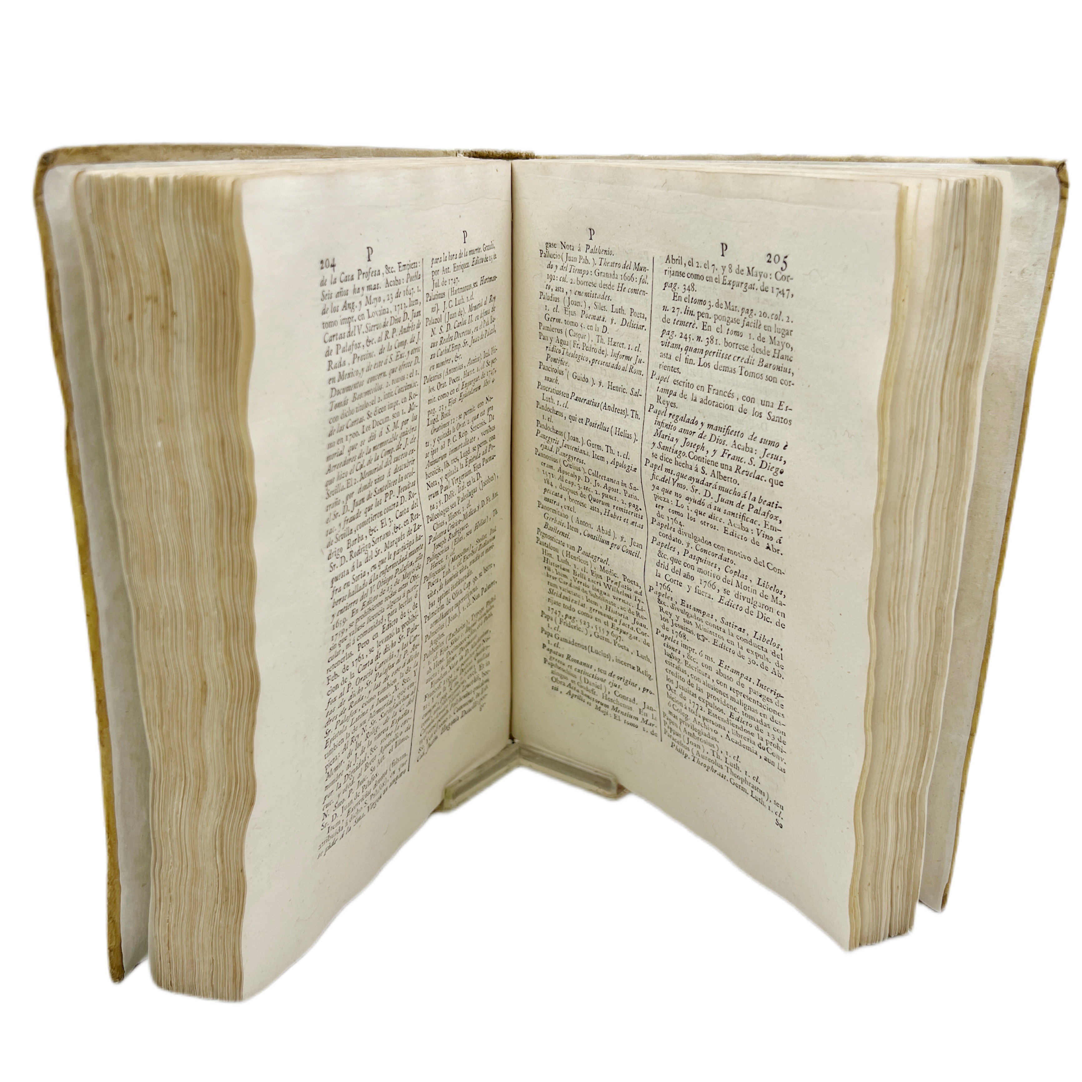 INDICE ÚLTIMO DE LOS LIBROS PROHIBIDOS Y MANDADOS EXPURGAR: PARA TODOS LOS REYNOS Y SEÑORÍOS DEL CATÓLICO REY DE LAS ESPAÑAS EL SEÑOR DON CARLOS IV. CONTIENE EN RESUMEN TODOS LOS LIBROS PUESTOS EN EL ÍNDICE EXPURGATORIO DEL AÑO 1747...