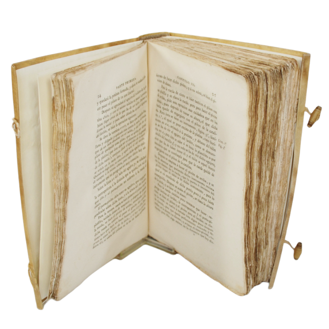 TRATADO GENERAL Y MATEMÁTICO DE RELOXERÍA QUE COMPRÉNDE EL MODO DE HACER RELOXES DE TOSAS CLASES Y EL DE SABERLOS COMPONER Y ARREGLAR POR DIFÍCILES QUE SEAN...