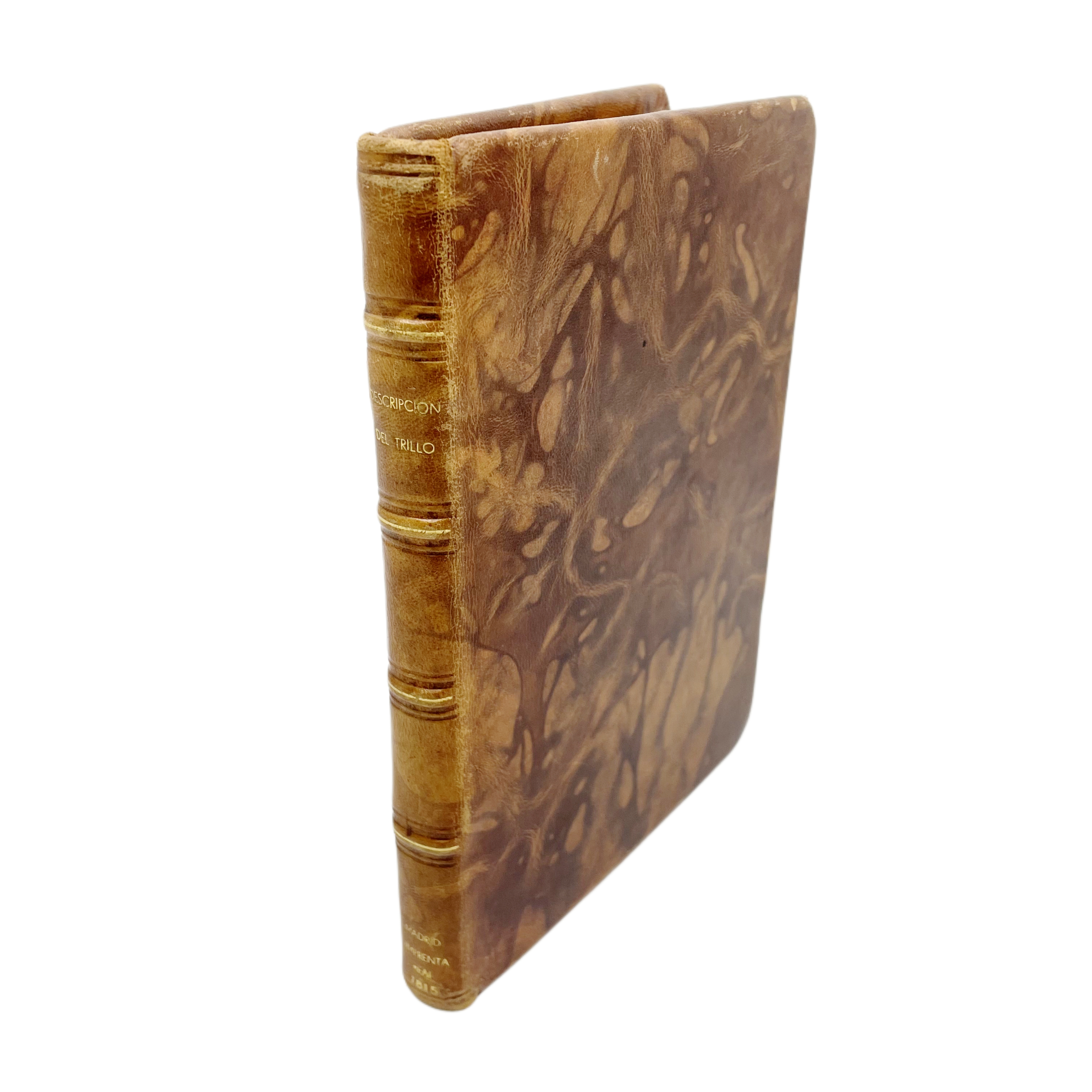 DESCRIPCIÓN Y DISEÑO DEL TRILLO PRESENTADO A LA REAL SOCIEDAD ECONÓMICA DE AMIGOS DEL PAIS DE MADRID. ANUNCIADO DE ÓRDEN DE S. M. EN LA GACETA DE 27 DE JUNIO DE ESTE AÑO.