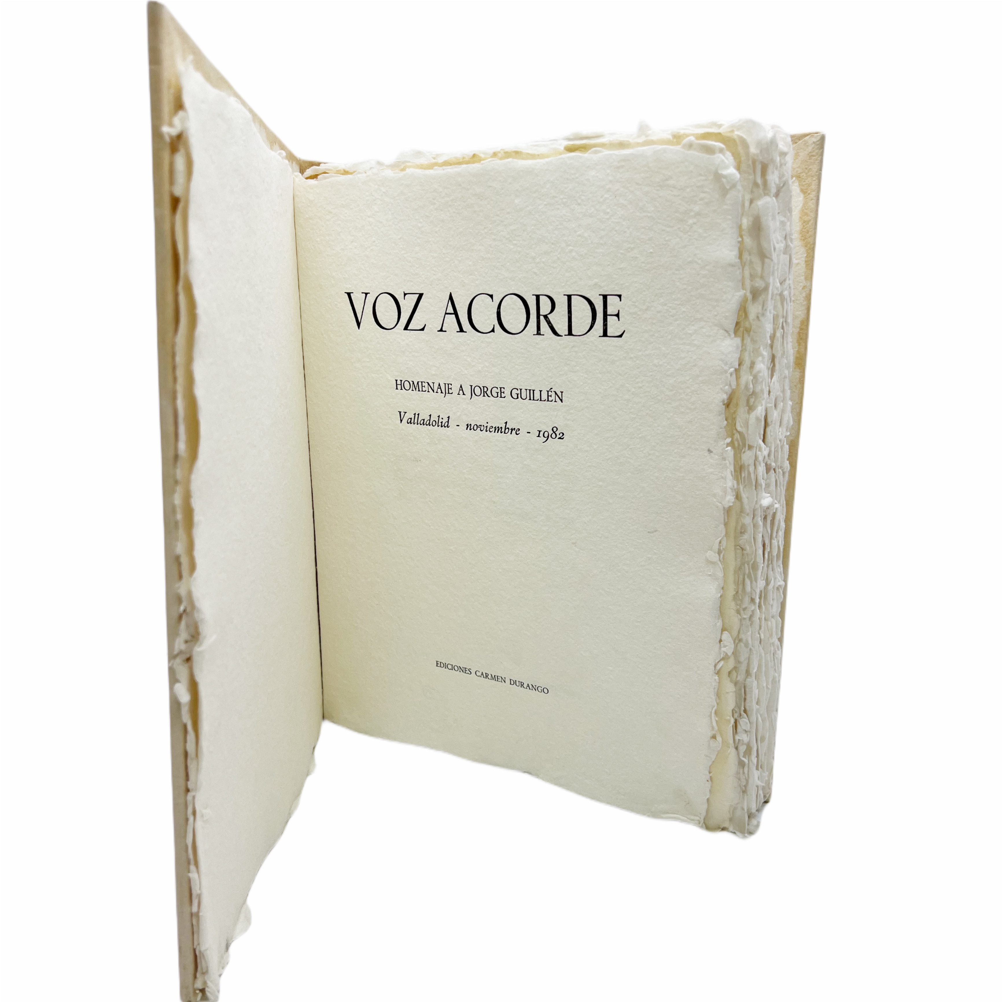 VARIOS AUTORES - VOZ ACORDE HOMENAJE A JORGE GUILLEN - 1982