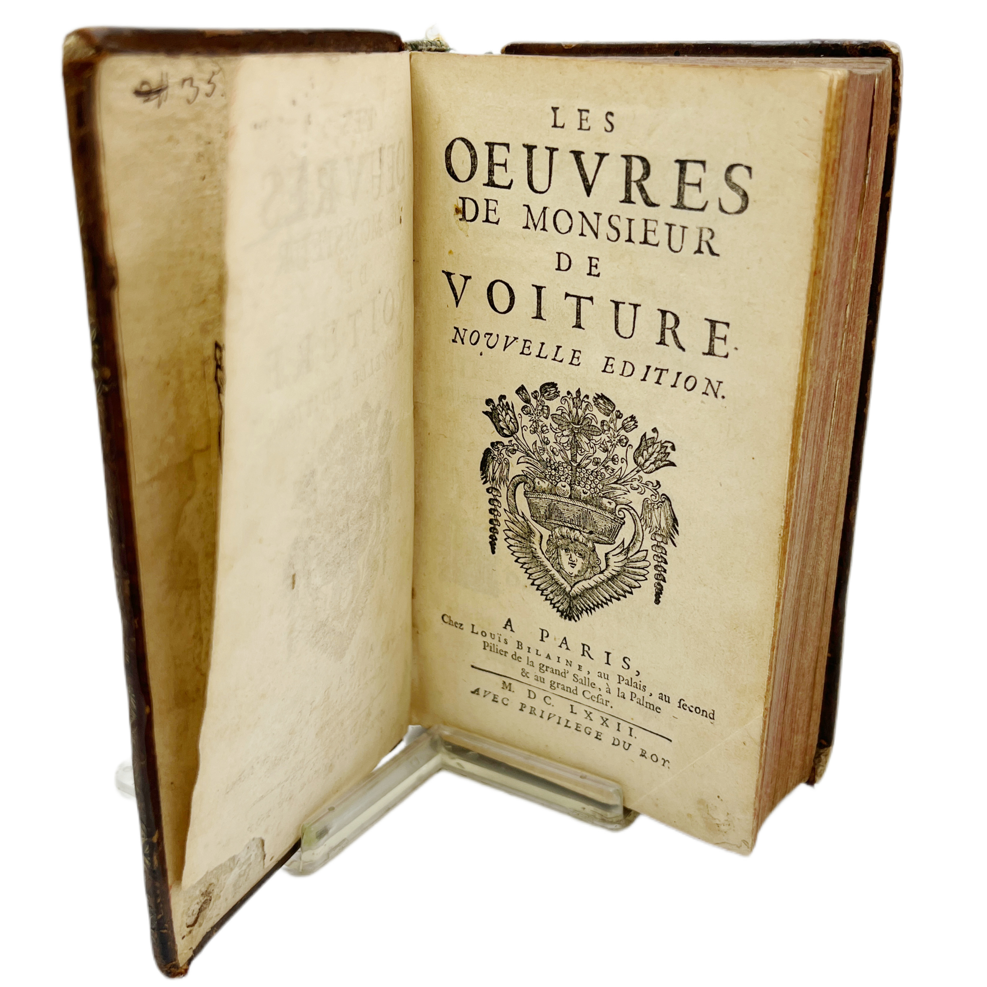 LES OUVRES DE MONSIEUR DE VOITURE