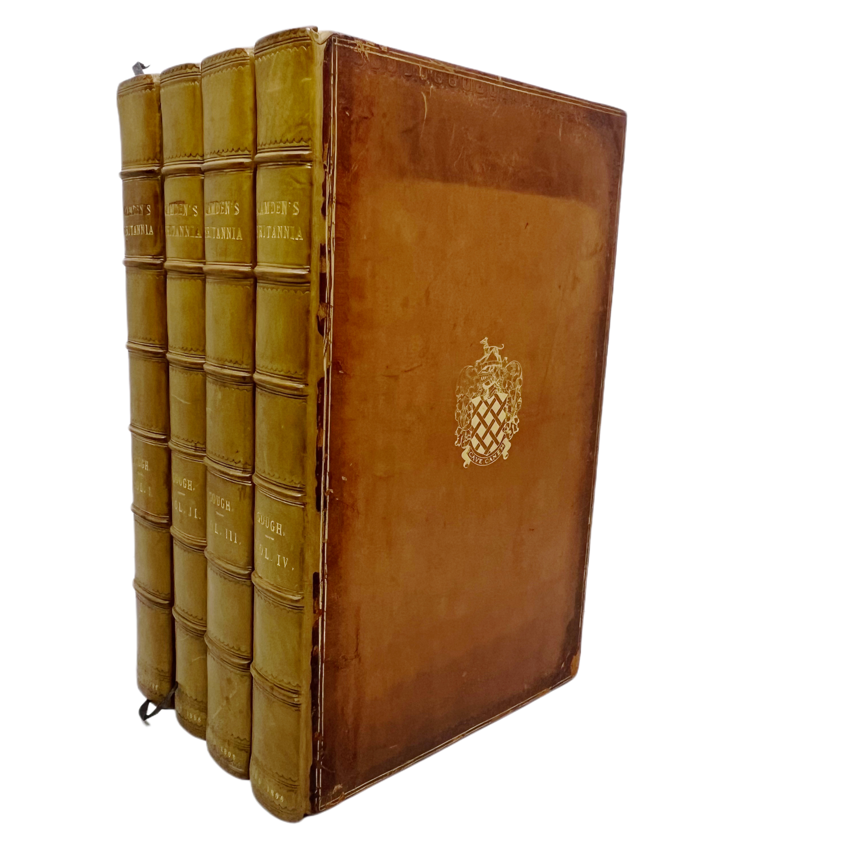 BRITANNIA: OR A CHOROGRAPHICAL DESCRIPTION OF THE FLOURISHING KINGDOMS OF ENGLAND, SCOTLAND, AND IRELAND, AND THE ISLANDS ADJACENT; FROM THE EARLIEST ANTIQUITY,... ENLARGED BY THE LATEST DISCOVERIES BY RICHARD GOUGH