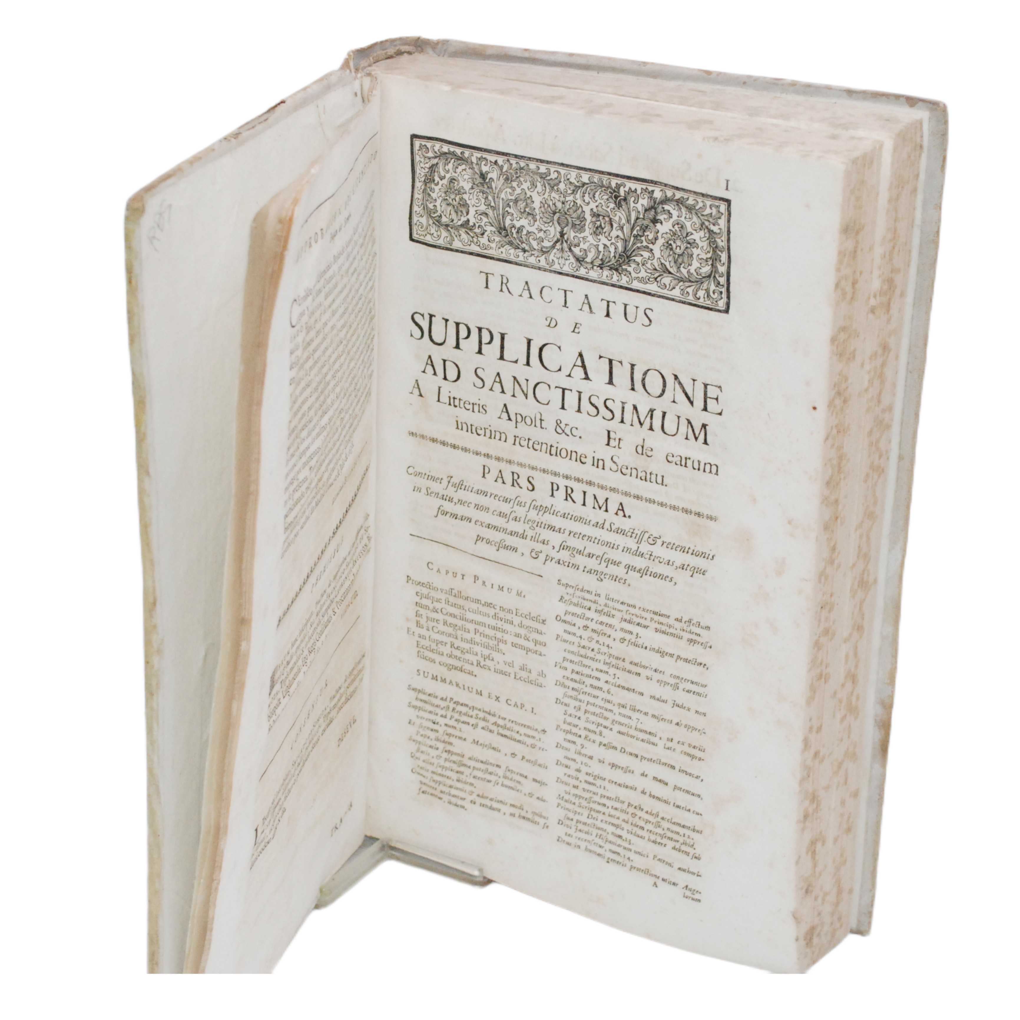 D. FRANCISCI SALGADO DE SOMOZA... TRACTATUS DE SUPPLICATIONE AD SANTISSIMUM A LITERIS ET BULLIS APOSTOLICIS, IN PERNICIEM REIPUBLICAE, REGNI, AUT REGIS, AUT JURIS TERTII PRAEJUDICIUM IMPETRATIS, ET DE EARUM RETENTIONE INTERIM IN SENATU... COPIOSA LIT
