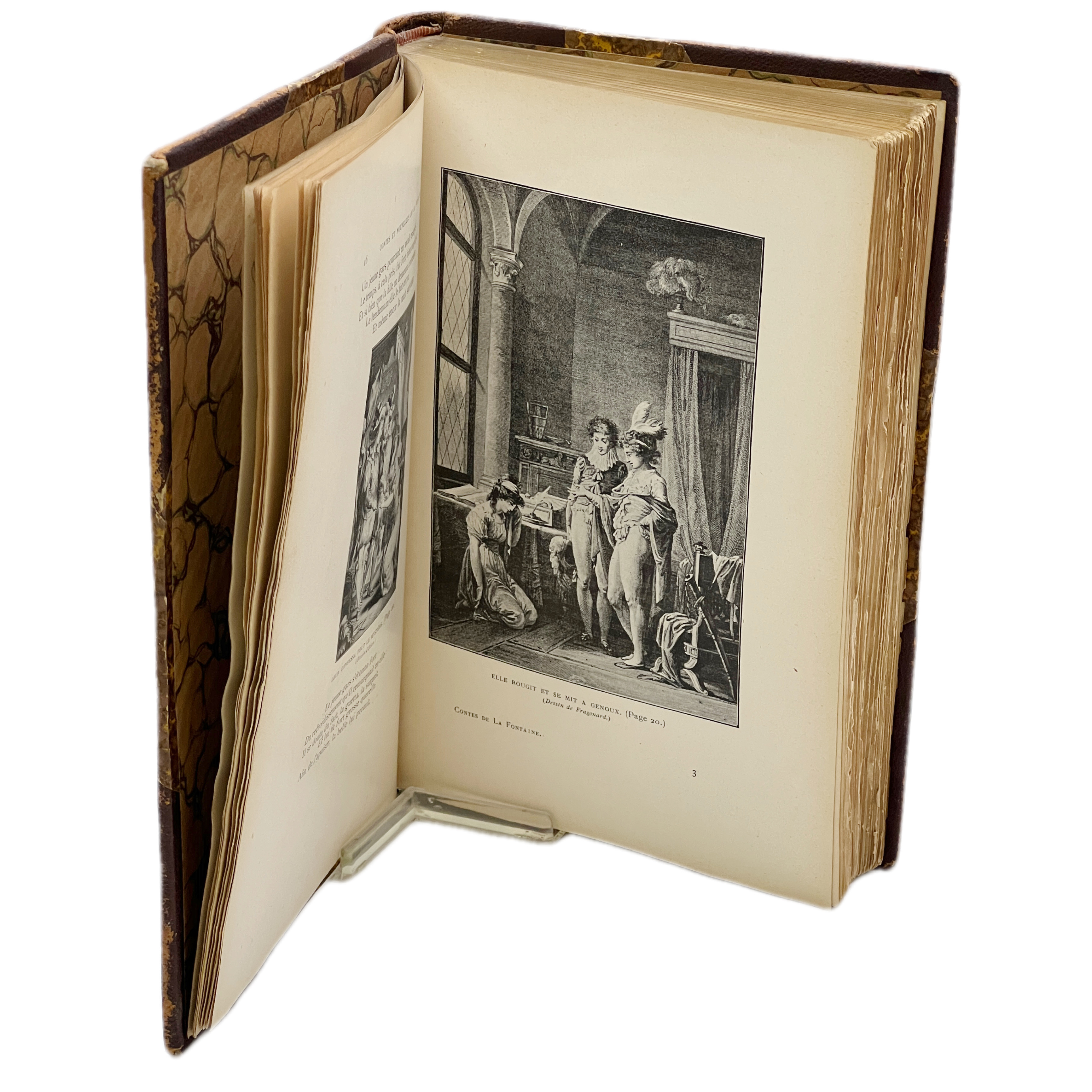 CONTES ET NOUVELLES DE LA FONTAINE - NOMBREUSES ILLUSTRATIONS DE FRAGONARD, LANCRET, BOUCHER, OUDRY, ETC.