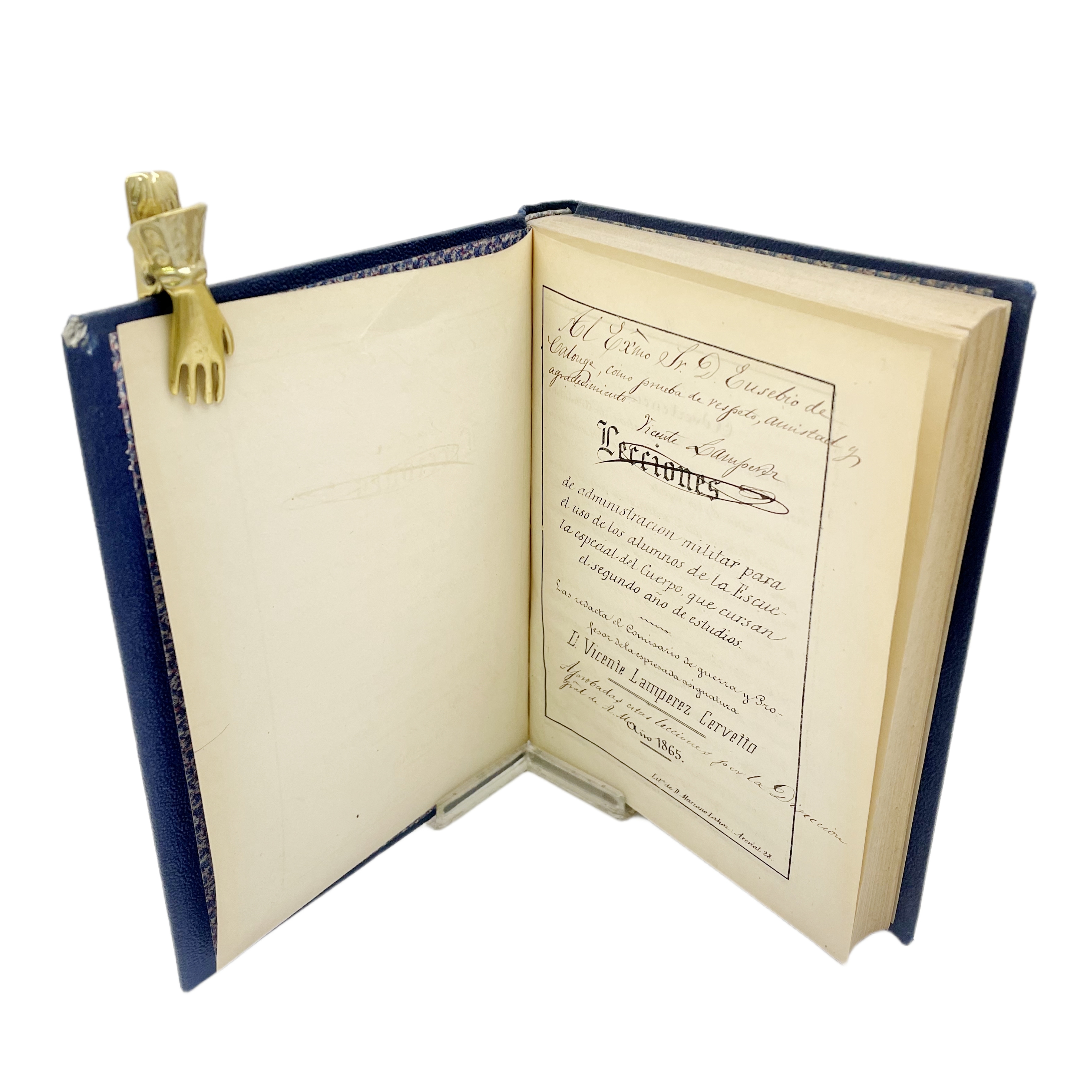 LECCIONES DE ADMINISTRACIÓN MILITAR PARA EL USO DE LOS ALUMNOS DE LA ESCUELA ESPECIAL DEL CUERPO QUE CURSAN EL SEGUNDO AÑO DE ESTUDIOS