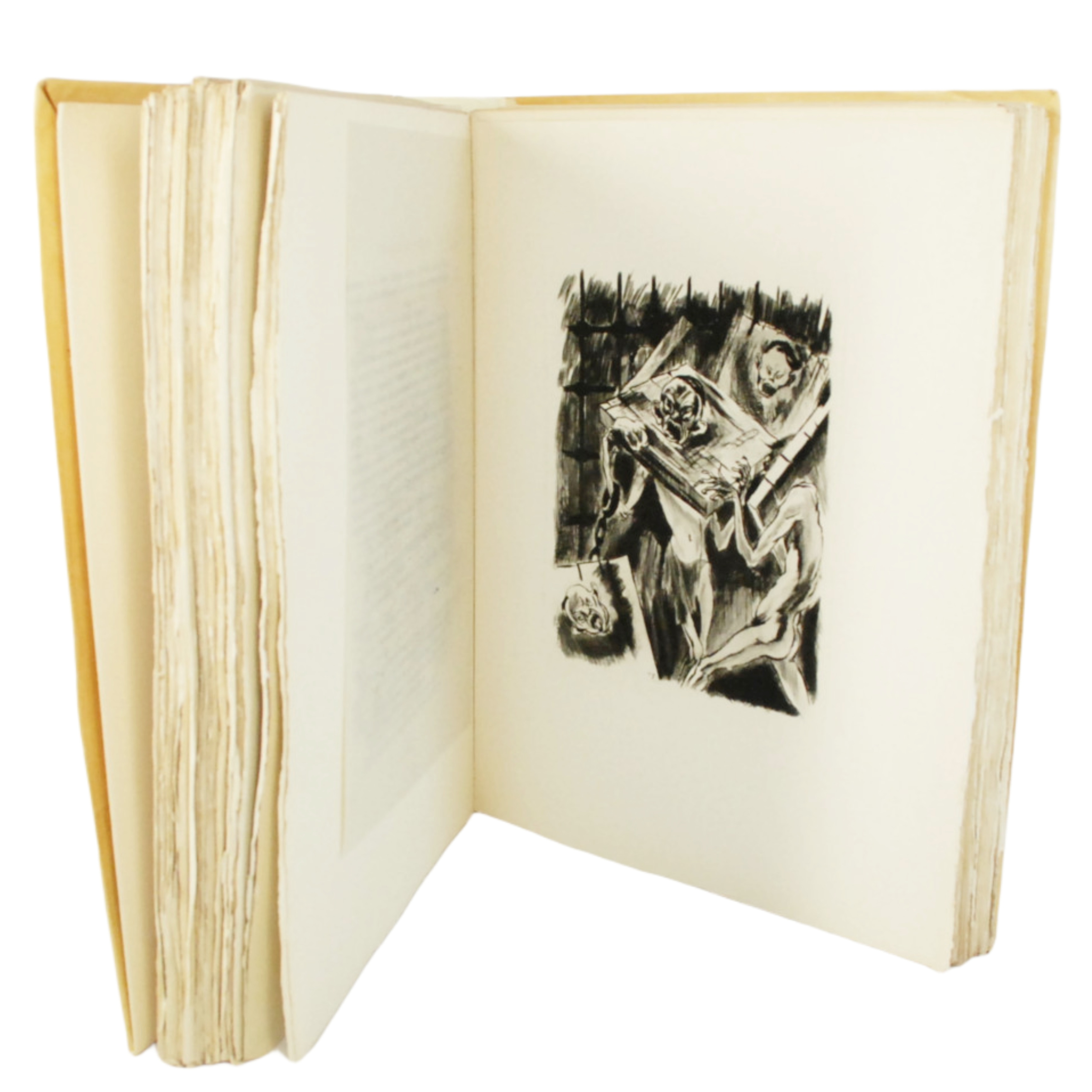 LE JARDIN DES SUPPLICES. EAUX-FORTES DE PIERRE LEROY.