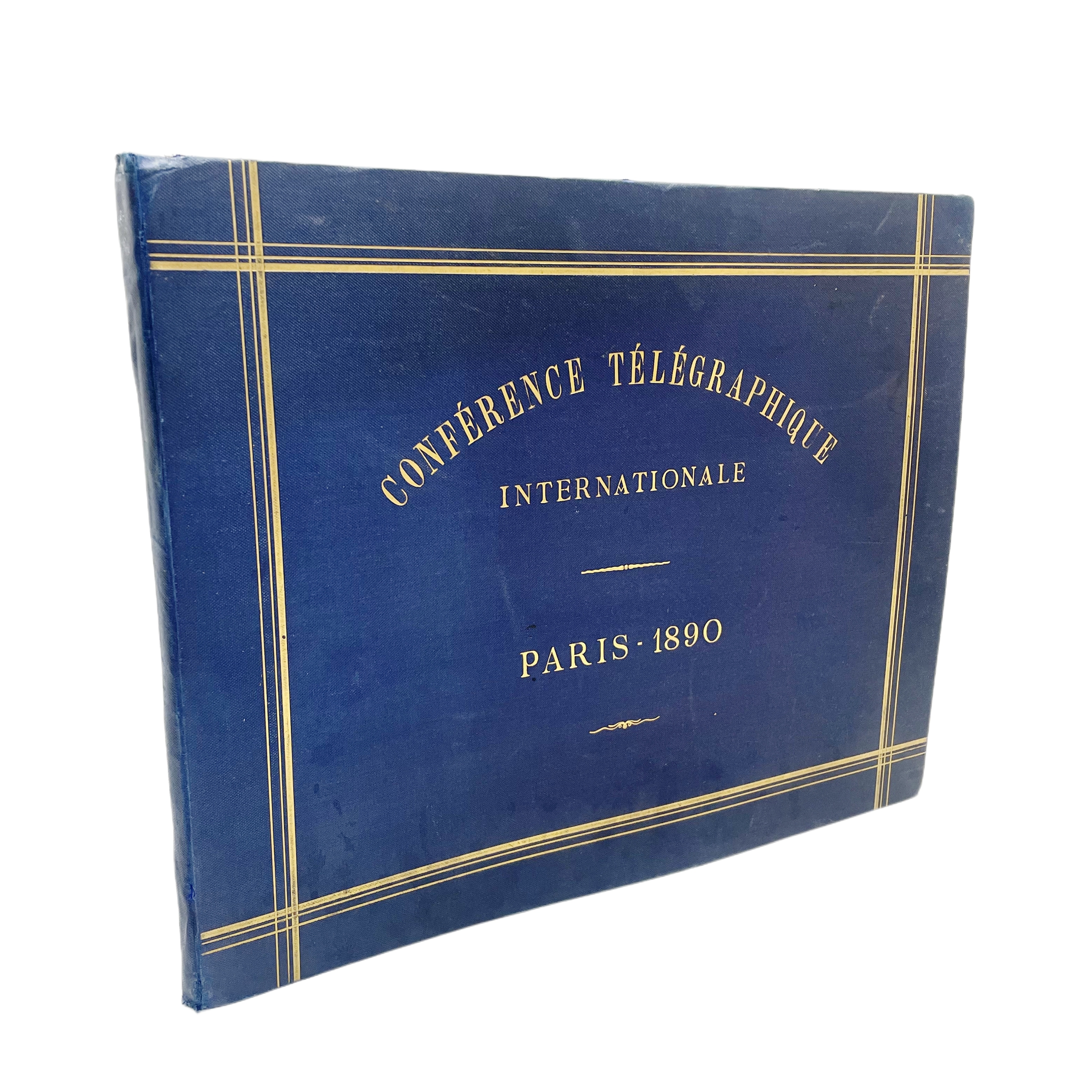 CONFÉRENCE TÉLÉGRAPHIQUE INTERNATIONAL PARIS (1890). ALBUM FOTOGRAFICO CORRESPONDIENTE A LOS SALONES DEL LOUVRE PREPARADOS PARA LA CONFERENCIA INTERNACIONAL TELEGRÁFICA DE 1890.
