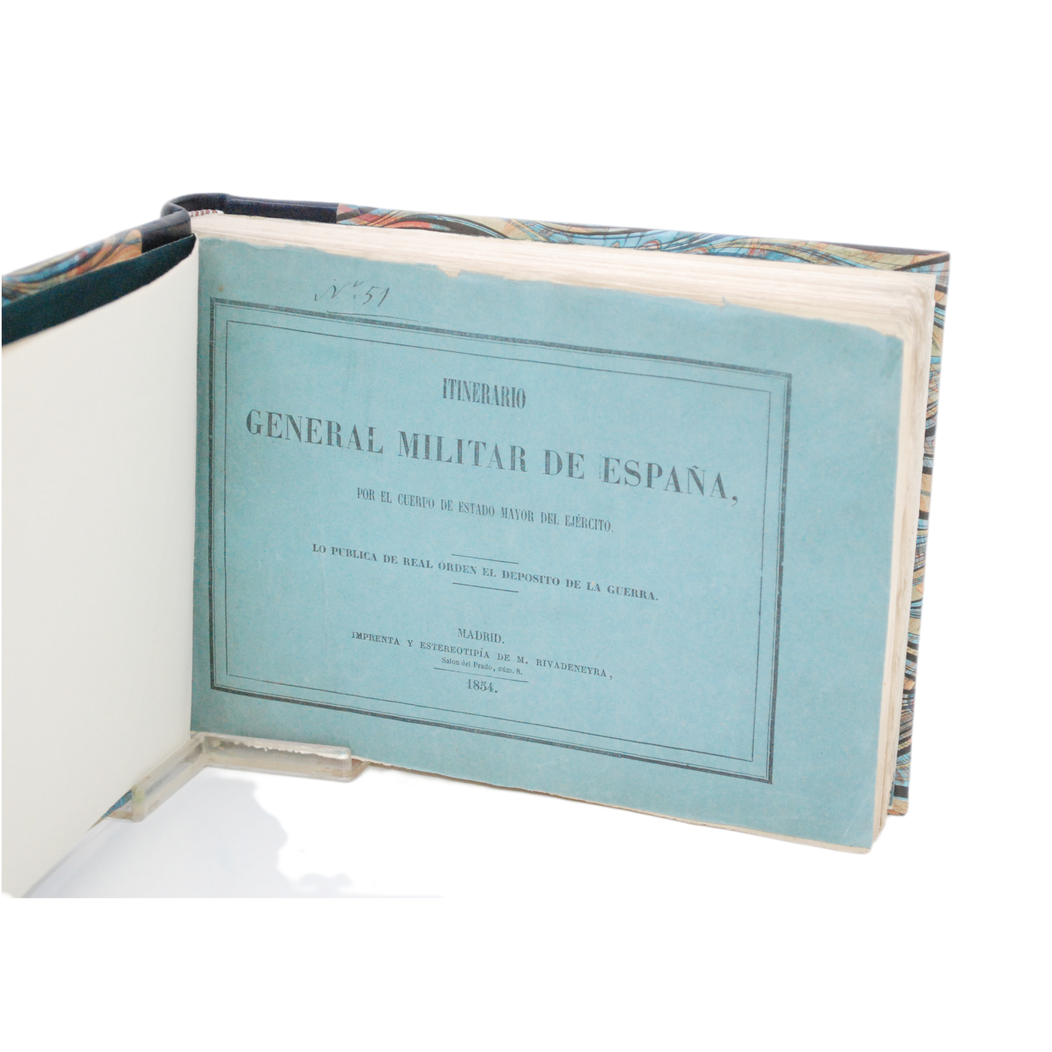 ITINERARIO GENERAL MILITAR DE ESPAÑA POR EL CUERPO DE ESTADO MAYOR DEL EJÉRCITO. ITINERARIO DESCRIPTIVO DE MADRID A IRÚN. PASANDO POR BURGOS Y VITORIA, CON LOS RAMALES DE VITORIA A BEASAÍN POR ALSASUA Y DE ANDOAIN A IRÚN POR SAN SEBASTIÁN Y RENTERÍA.
