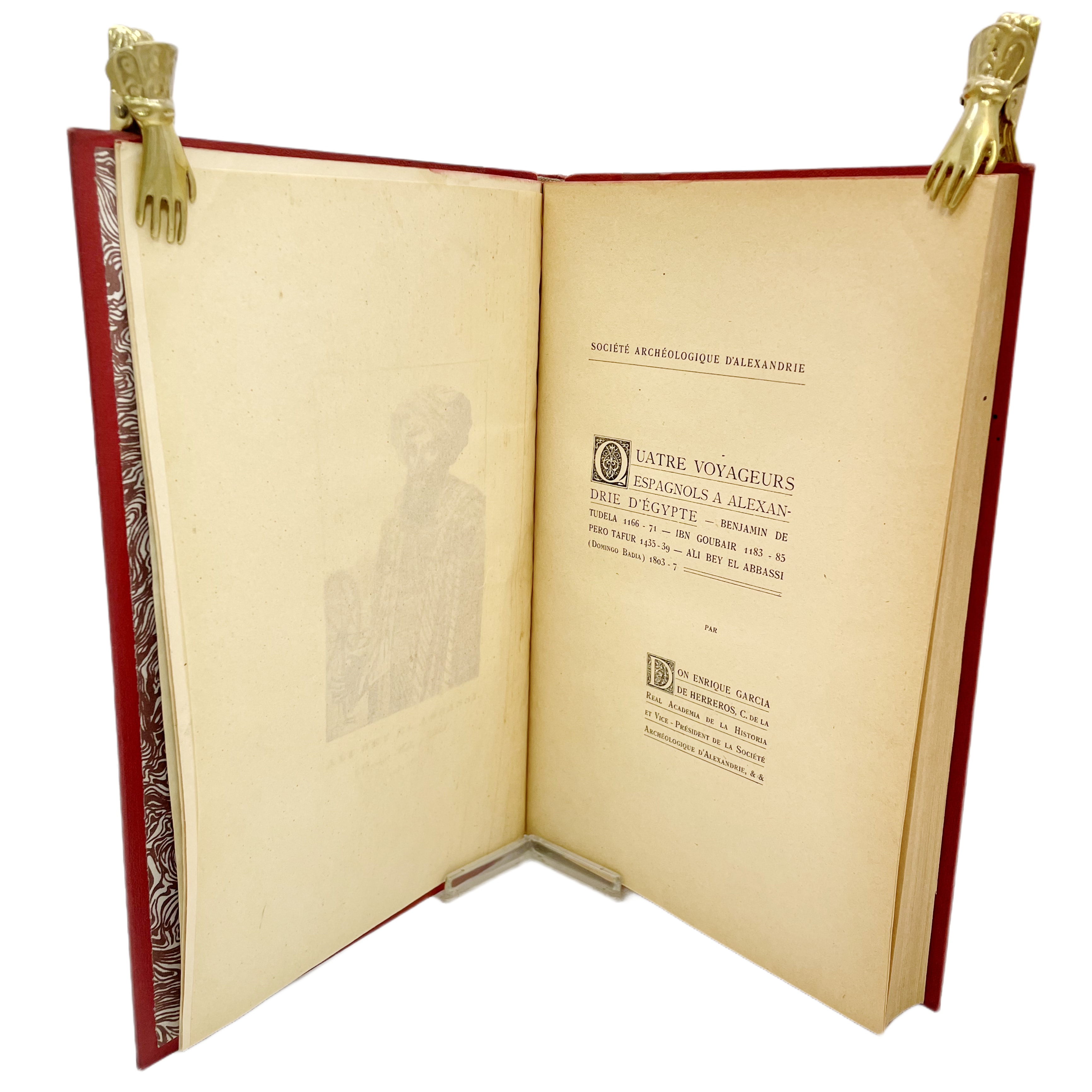 QUATRE VOYAGEURS ESPAGNOLS A ALEXANDRIE