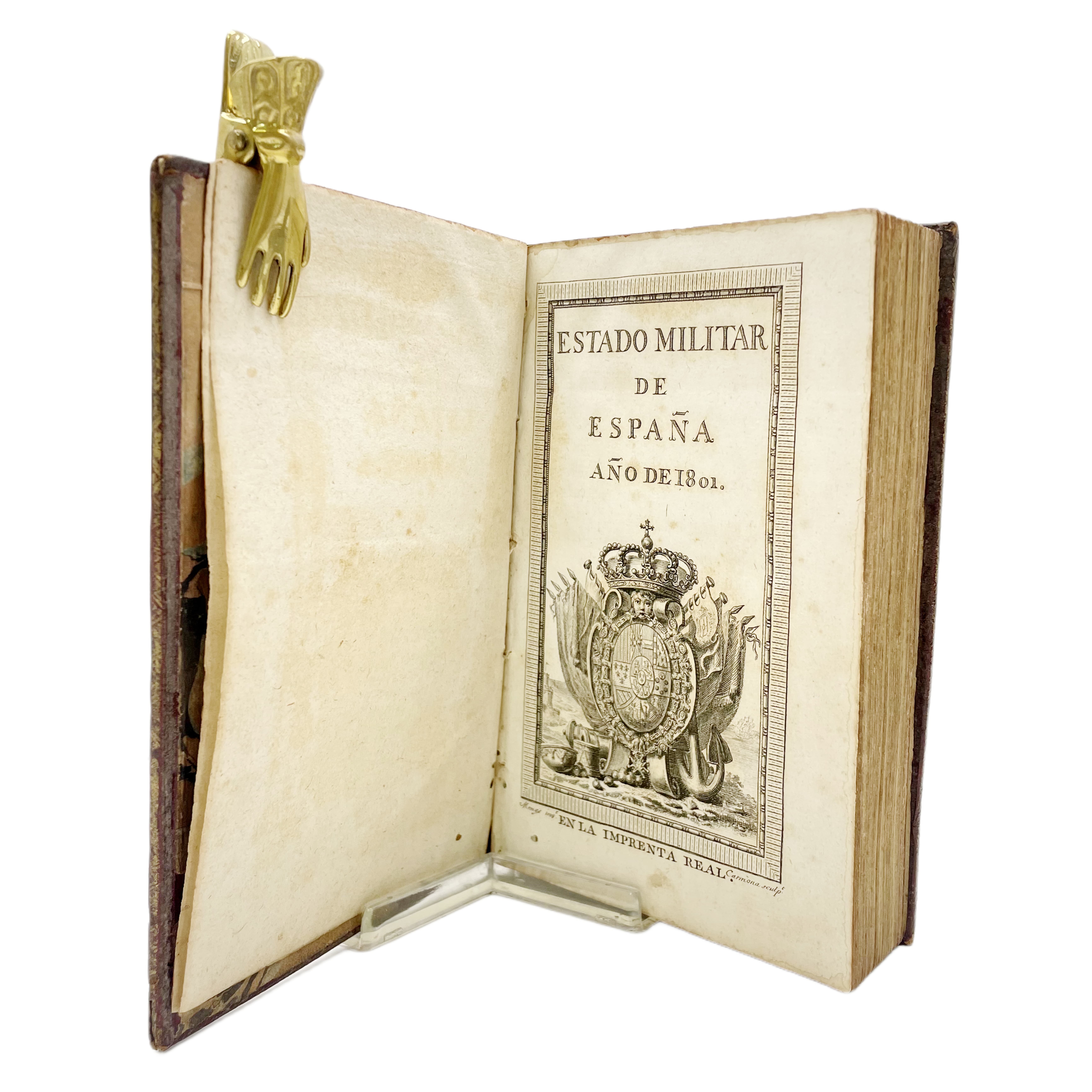 ESTADO MILITAR DE ESPAÑA AÑO DE 1801.