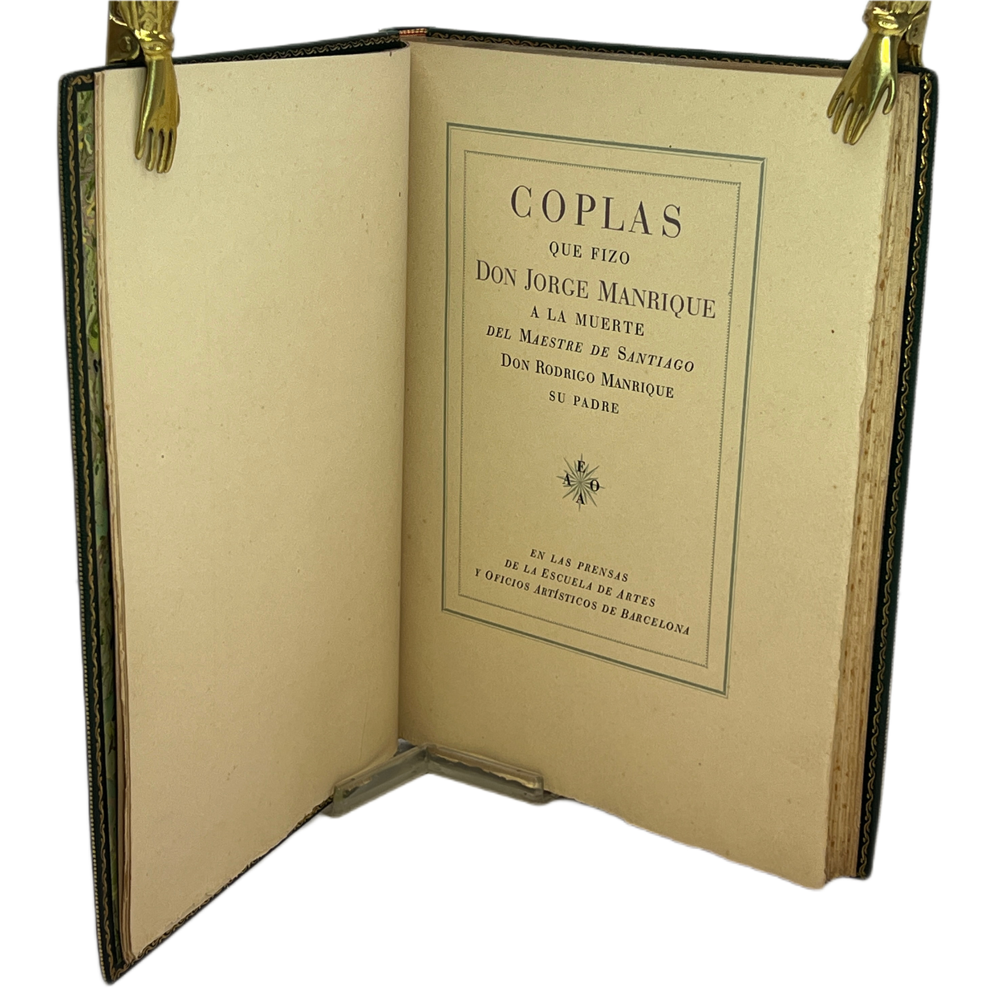 COPLAS QUE FIZO DON JORGE MANRIQUE A LA MUERTE DEL MAESTRE DE SANTIAGO DON RODRIGO MANRIQUE