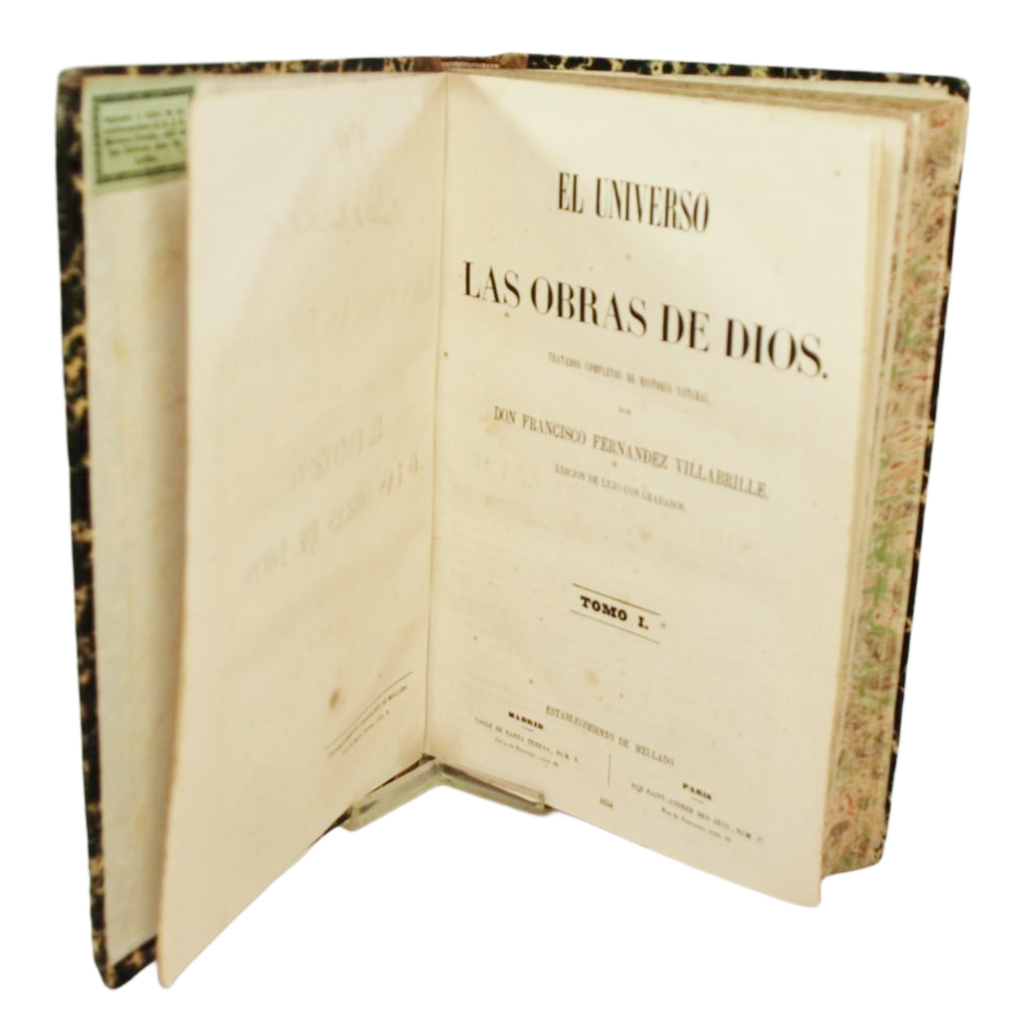 EL UNIVERSO O LAS OBRAS DE DIOS. TRATADOS COMPLETOS DE HISTORIA NATURAL POR DON FRANCISCO FERNÁNDEZ VILLABRILLE EDICIÓN DE LUJO CON GRABADOS