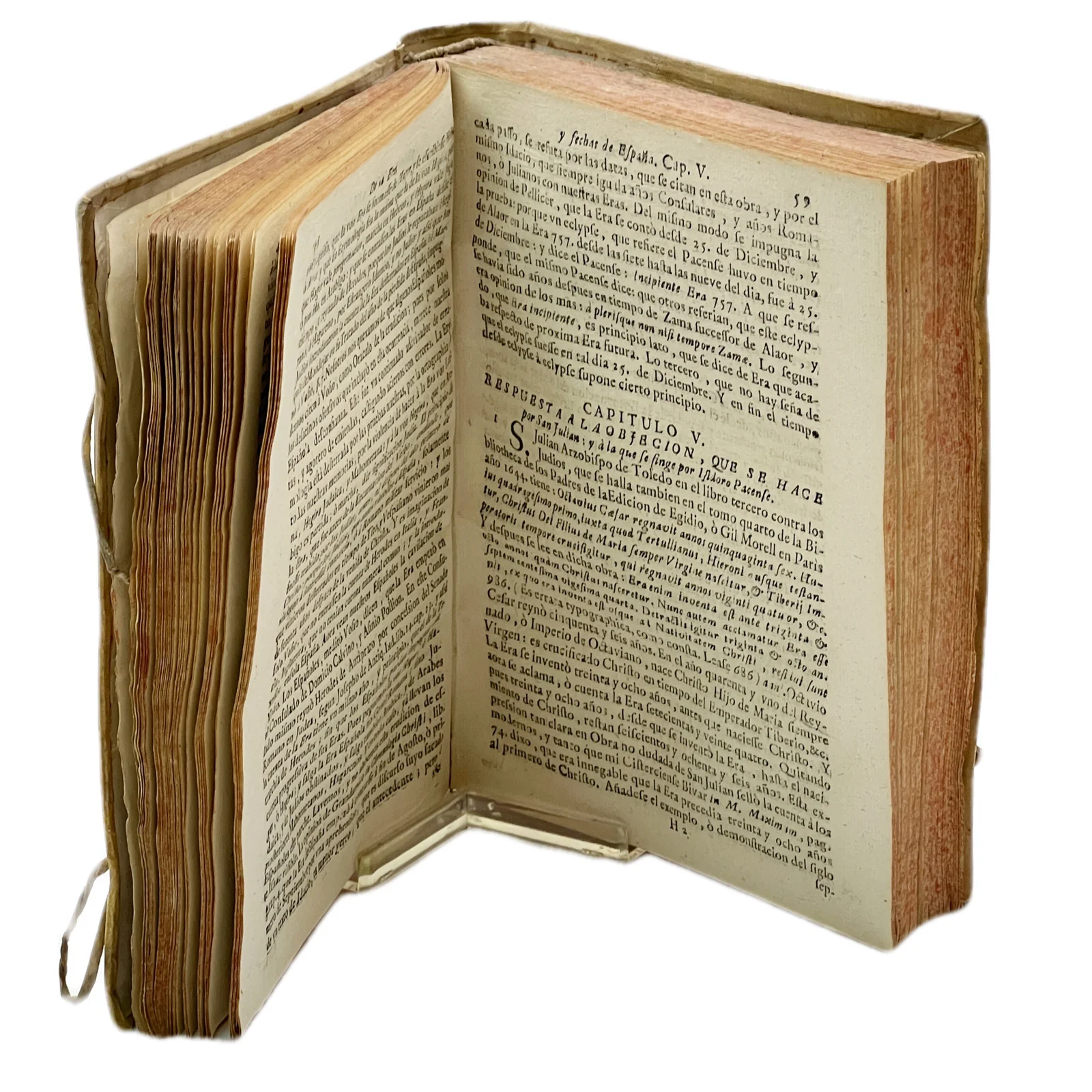 DE LA ERA Y FECHAS DE ESPAÑA, CHRONOLOGÍA ESPAÑOLA, REGLA DE LAS DEL OCCIDENTE DIVIDIDA EN DOS LIBROS