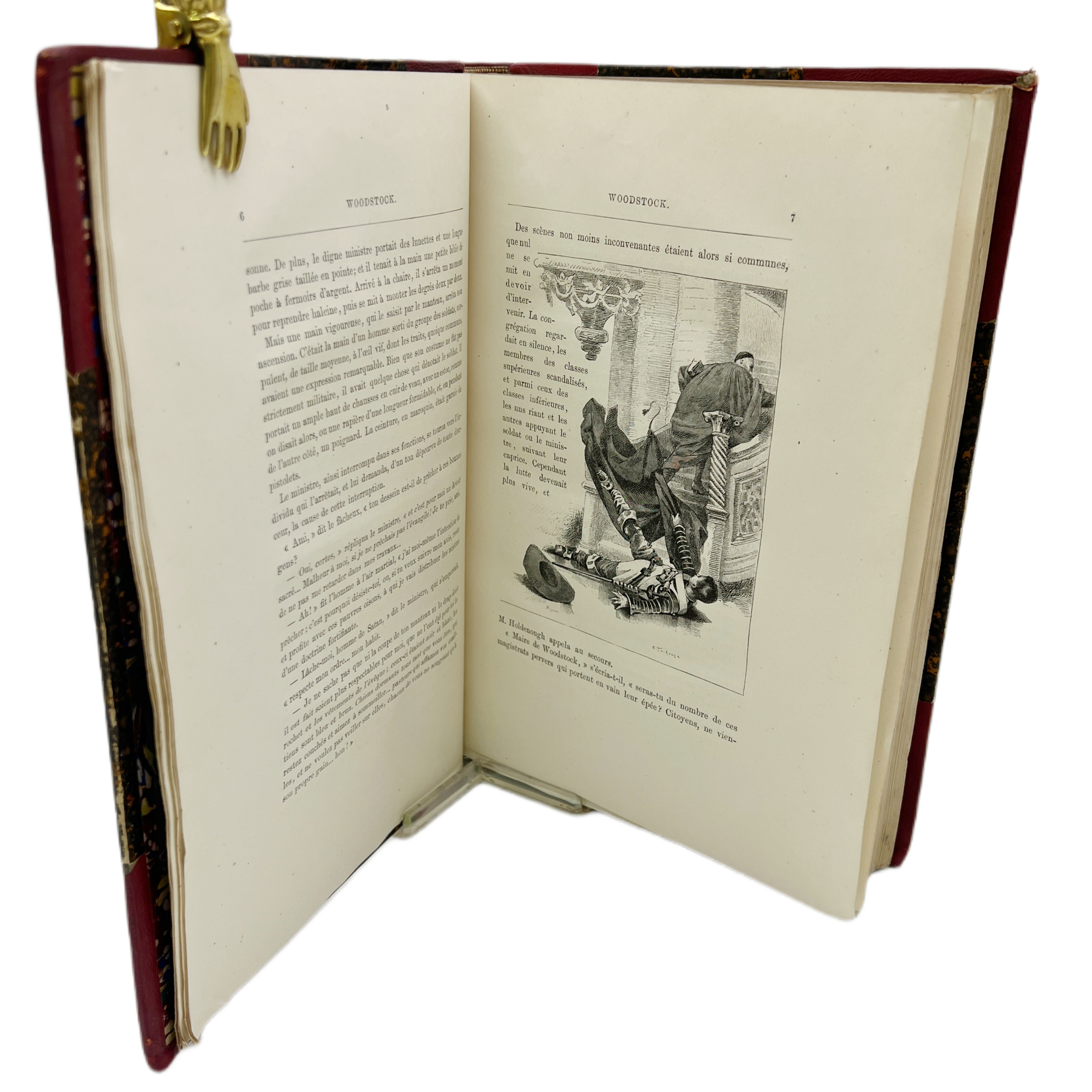 WOODSTOCK (WALTER SCOTT ILLUSTRÉ) TRADUCTION M. ED. SCHEFFTER DESSINS DE M. EDOUARD TOUDOUZE