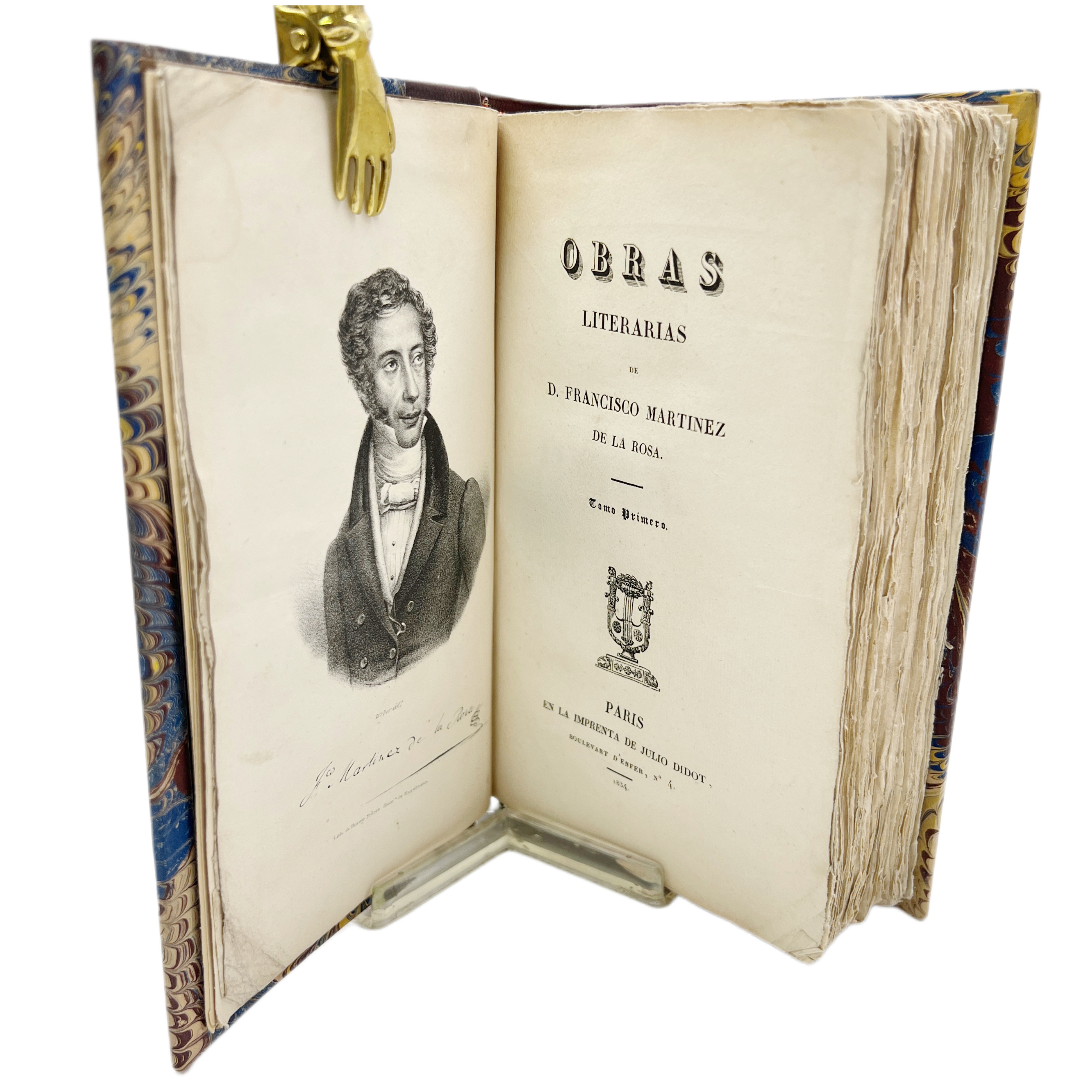 OBRAS LITERARIAS DE D. FRANCISCO MARTINEZ DE LA ROSA 5 VOLS.