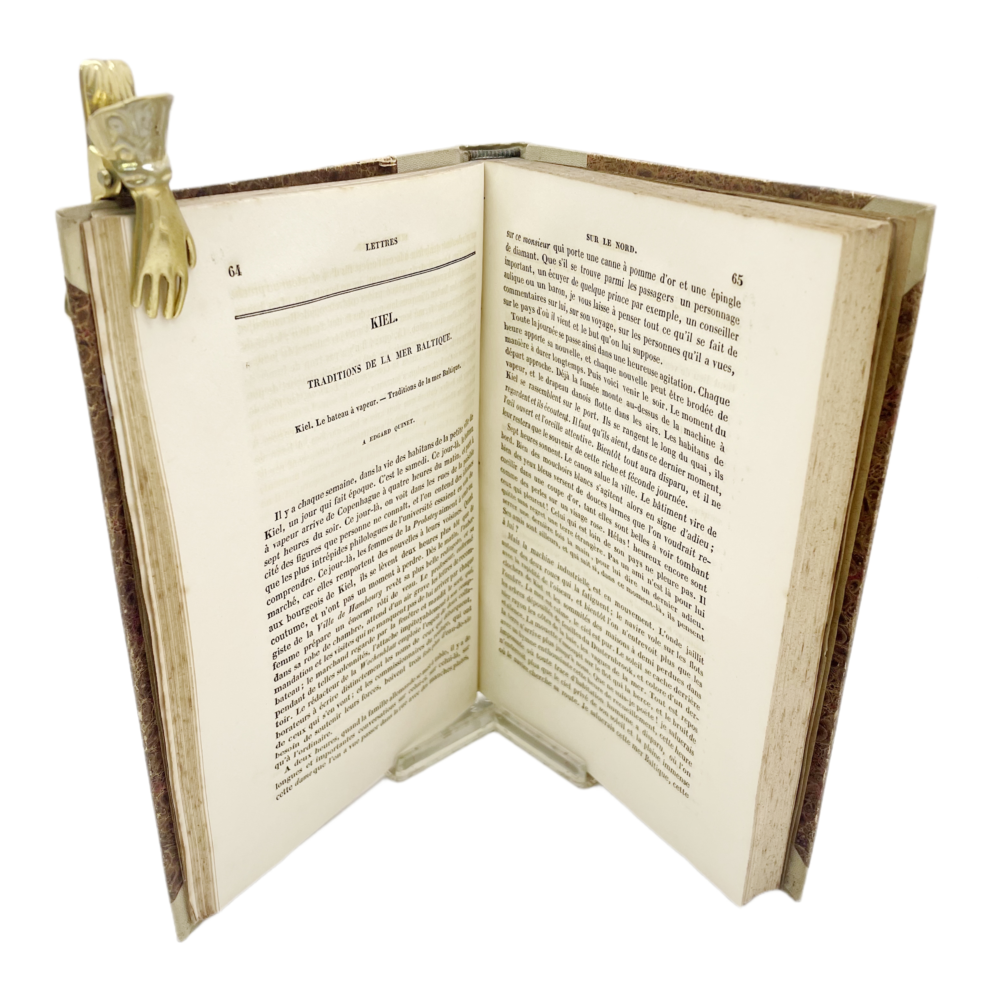 LETTRES SUR LE NORD (DENEMARK, SUEDE, NORVEGE ET SPITZBERG) ET SUR L'ISLANDE PAR X. MARMIER.