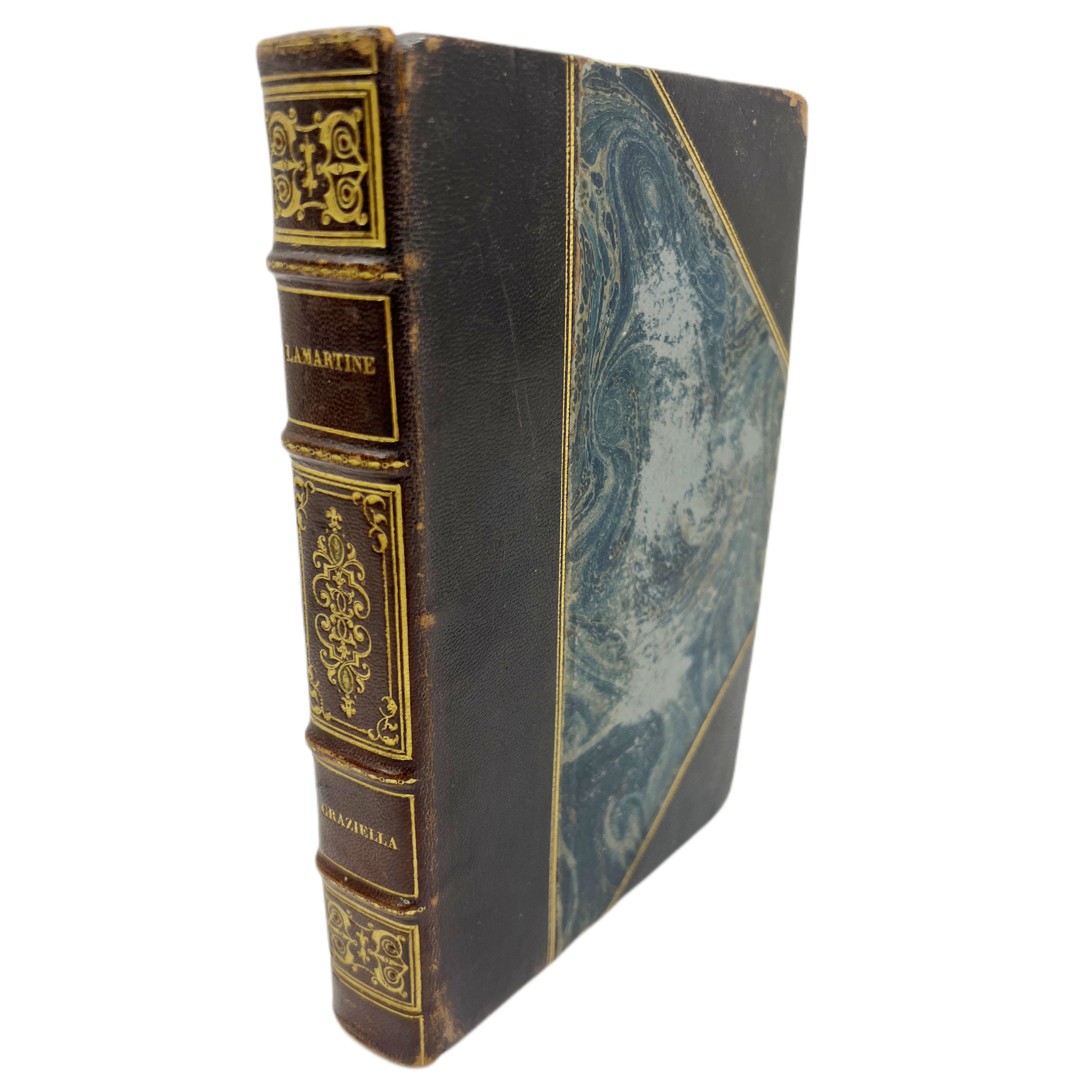 GRAZIELLA AVEC UNE PREFACE PAR L. DE RONCHAUD. DESSINS DE BRAMTOT GRAVÉS PAR CHAMPOLLION.