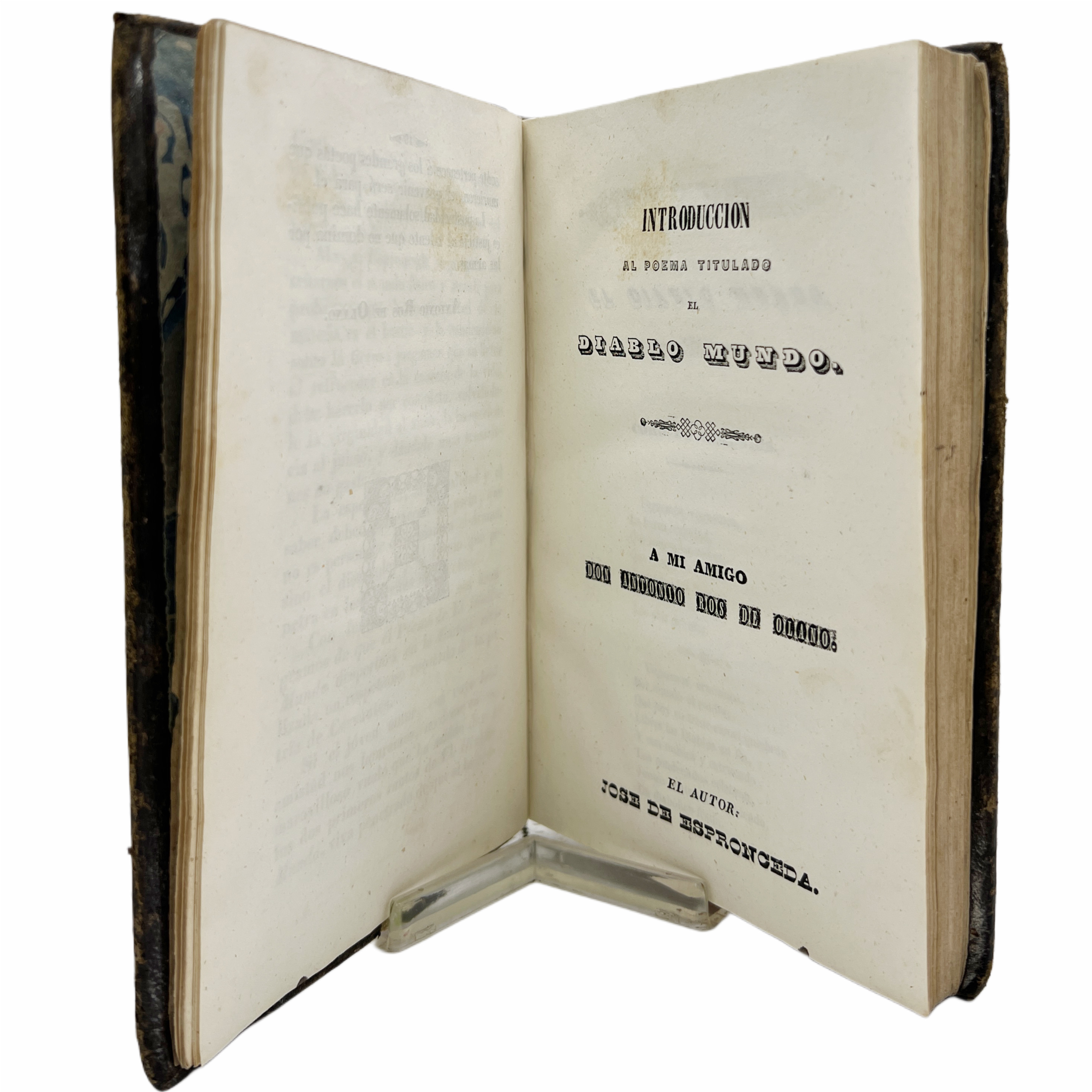 EL DIABLO MUNDO, POEMA DE DON JOSÉ DE ESPRONCEDA.