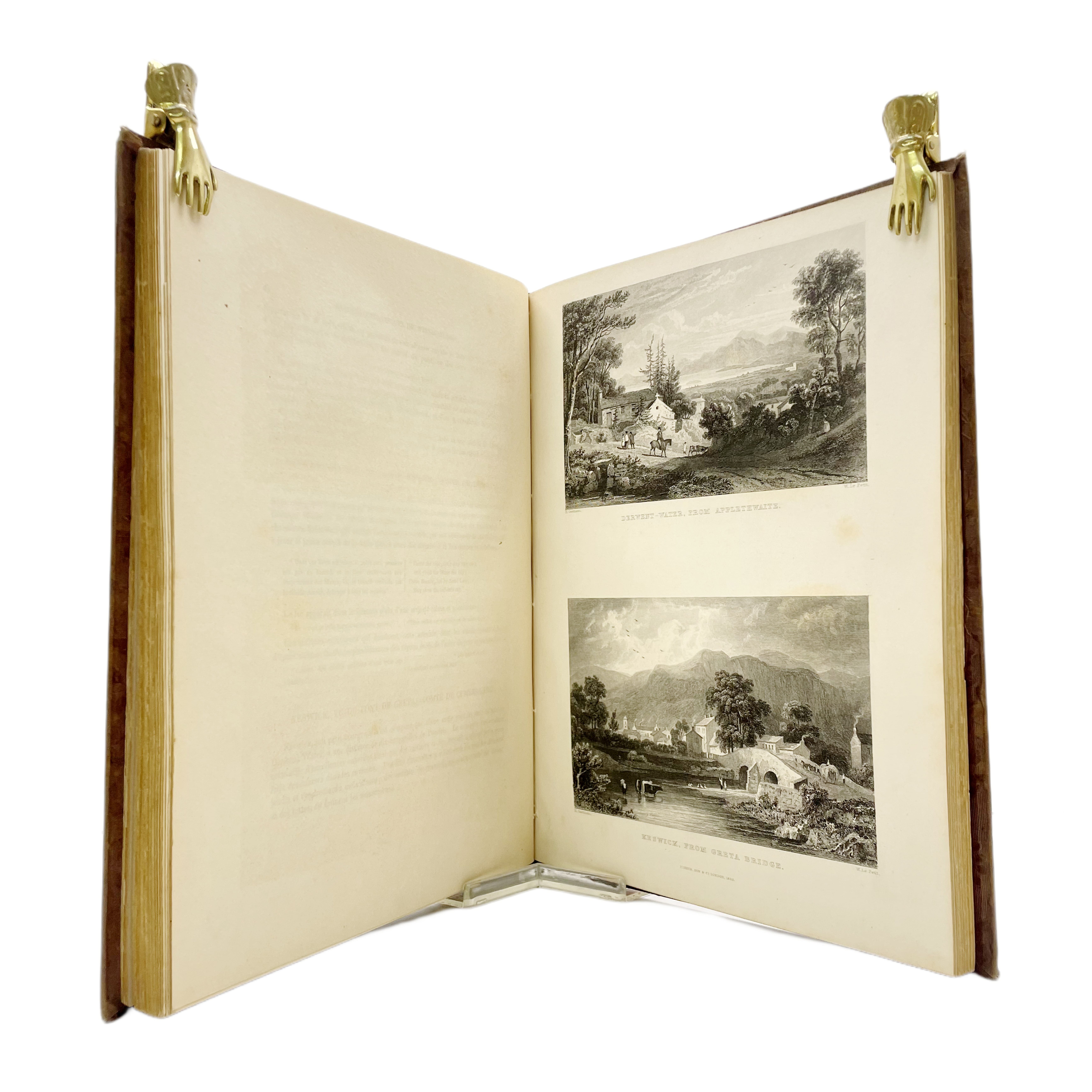 ILLUSTRATED. ITINERAIRE PITTORESQUE AU NORD DE L'ANGLETERRE. CONTENANT SOIXANTE-TREIZE VUES DES LACS, DES MONTAGNES, DES CHATEAUX & C. DES COMTÉS DE WESTMORLAND, CUMBERLAND, DURHAM AND NORTHUMBERLAND.