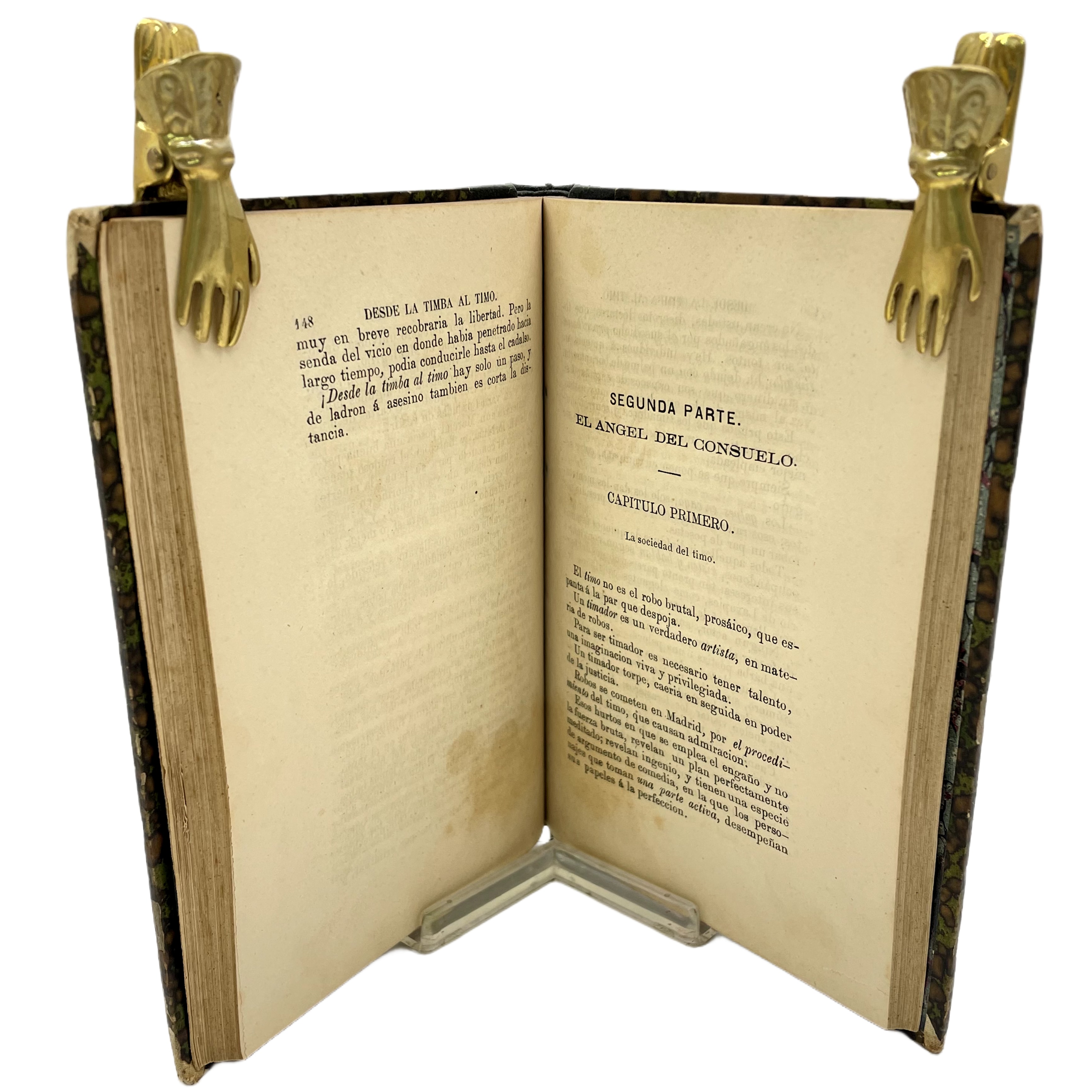 DESDE LA TIMBA AL TIMO. NOVELA DE MALAS COSTUMBRES CONTEMPORÁNEAS ORIGINAL DE DON ANTONIO DE SAN MARTÍN.