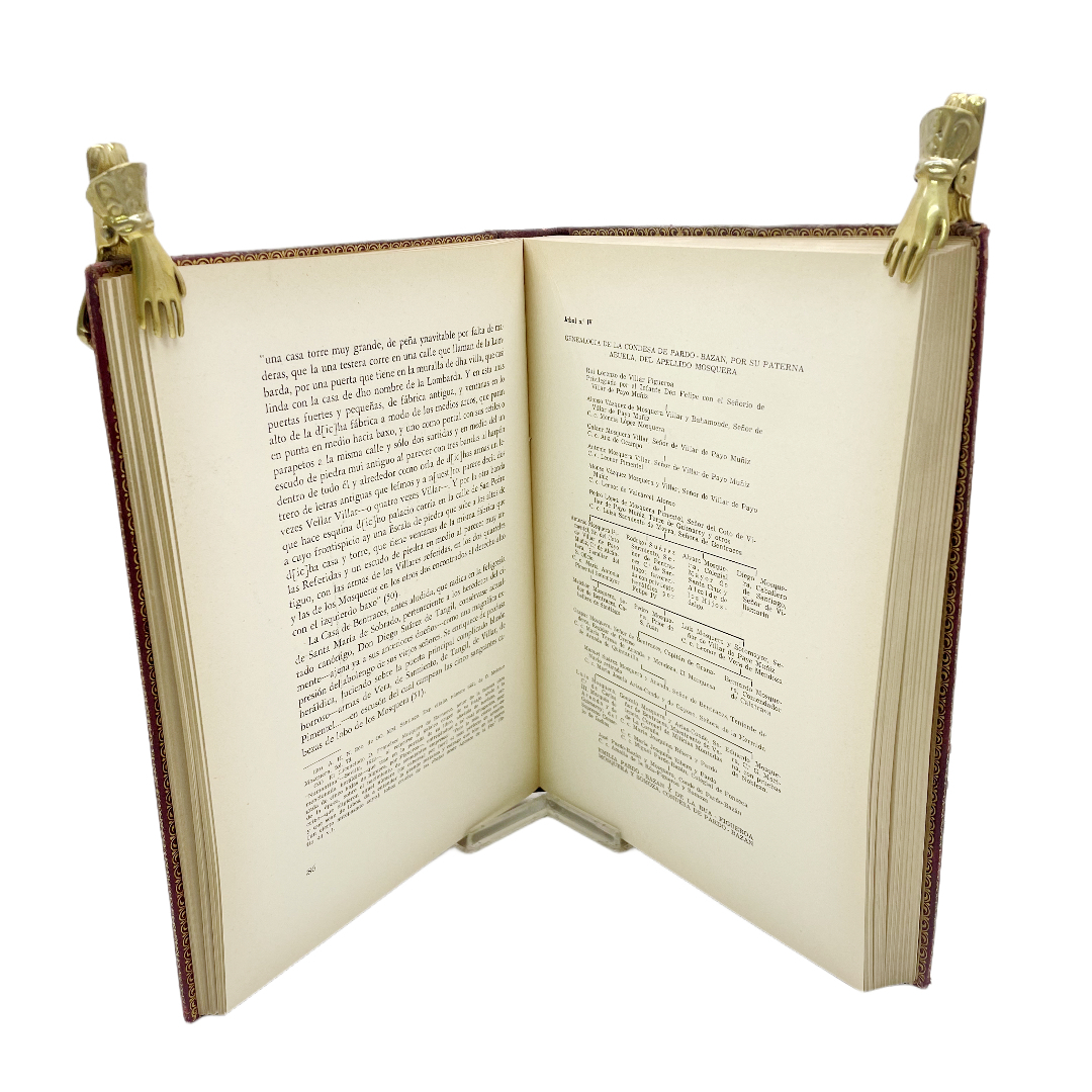 LA CONDESA DE PARDO-BAZAN Y SUS LINAJES. NOBILIARIO POR DALMIRO DE LA VÁLGOMA Y DIAZ-VARELA. PROLOGO POR ELENA QUIROGA DE LA VÁLGOMA.