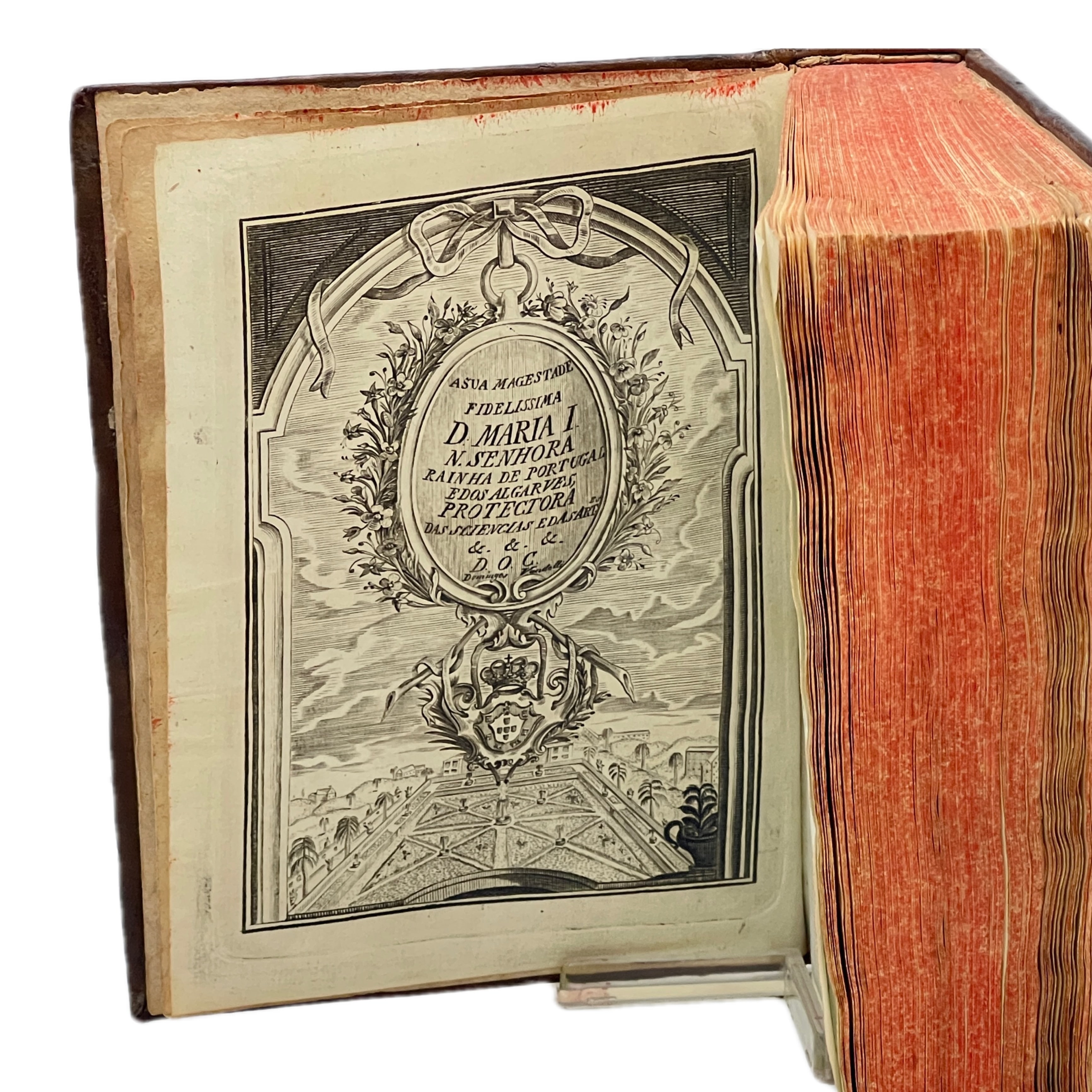 DICCIONARIO DOS TERMOS TECHNICOS DE HISTORIA NATURAL EXTRAHIDOS DAS OBRAS DE LINNEO, COM A SUA EXPLICAÇAO E ESTAMPAS ABERTAS EM COBRE ... ENCUADERNADO JUNTO CON, FLORAE LUSITANICAE ET BRASILENSIS SPECIMEN...