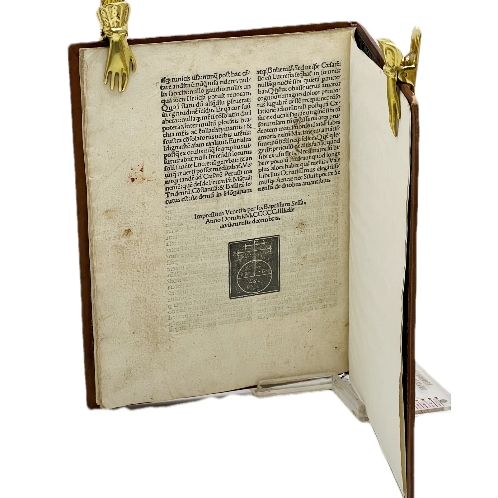 HYSTORIA PII PAPE DE DUOBUS AMANTIBUS CUM MULTIS EPISTOLIS AMATORIIS.