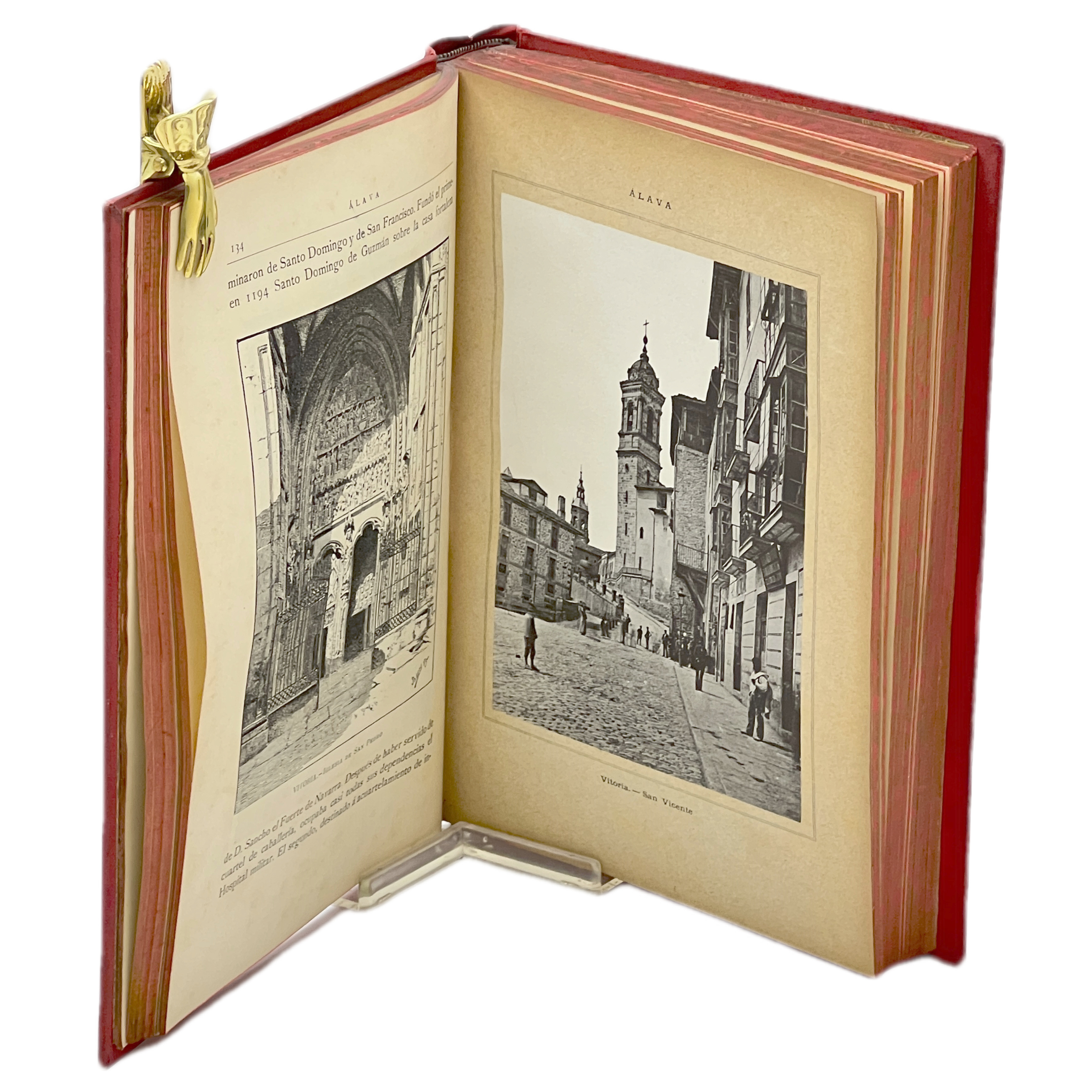 PROVINCIAS VASCONGADAS. ESPAÑA SUS MONUMENTOS Y ARTES, SU NATURALEZA E HISTORIA. FOTOGRABADOS Y HELIOGRAFÍAS DE JOARIZTI Y MARIEZCURRENA- DIBUJOS A PLÚMA DE ÁNGEL PIRALA, M. O. DELGADO Y PASSOS. CROMOS DE XUMETRA