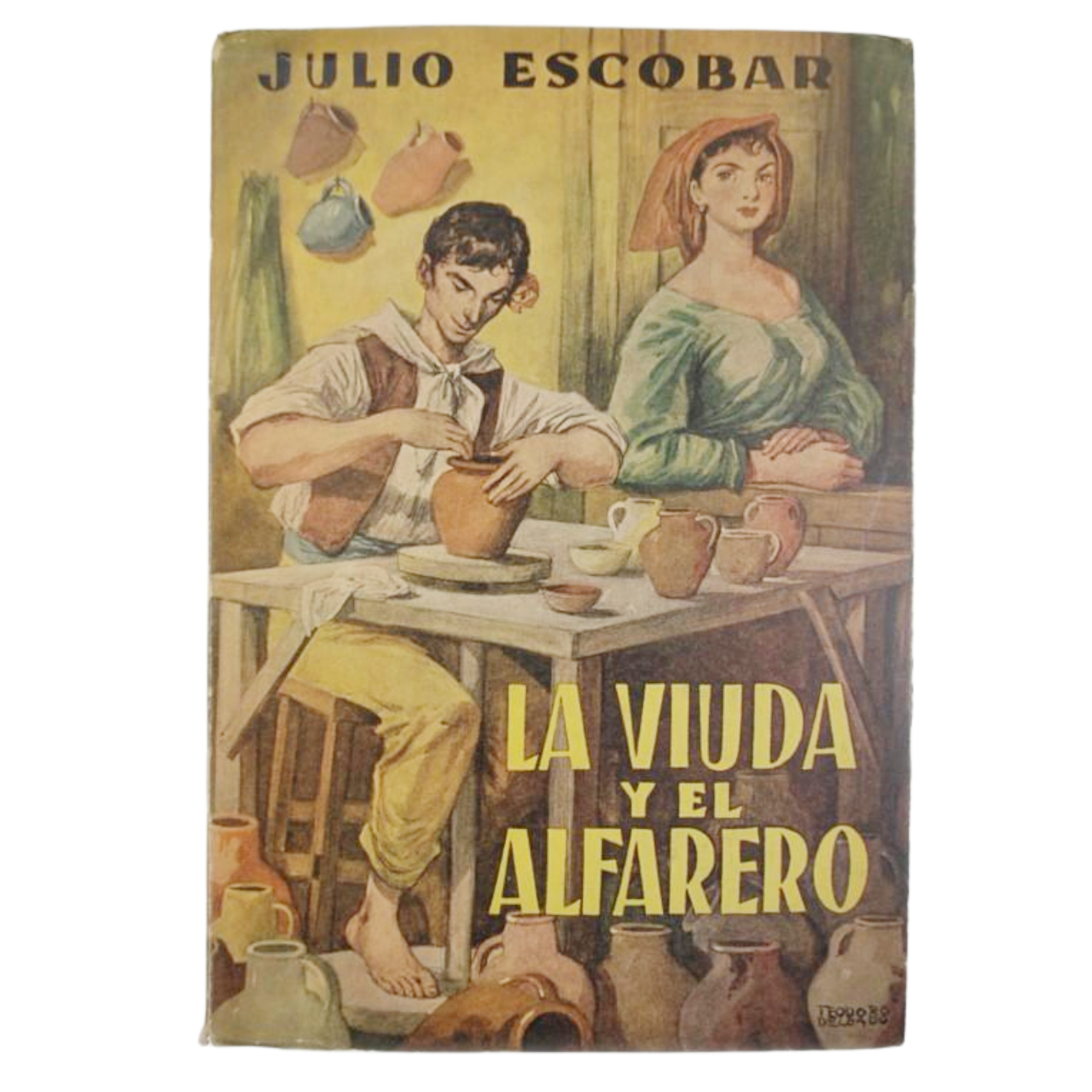 JULIO ESCOBAR - LA VIUDA Y EL ALFARERO (1ª EDICIÓN) - 1957