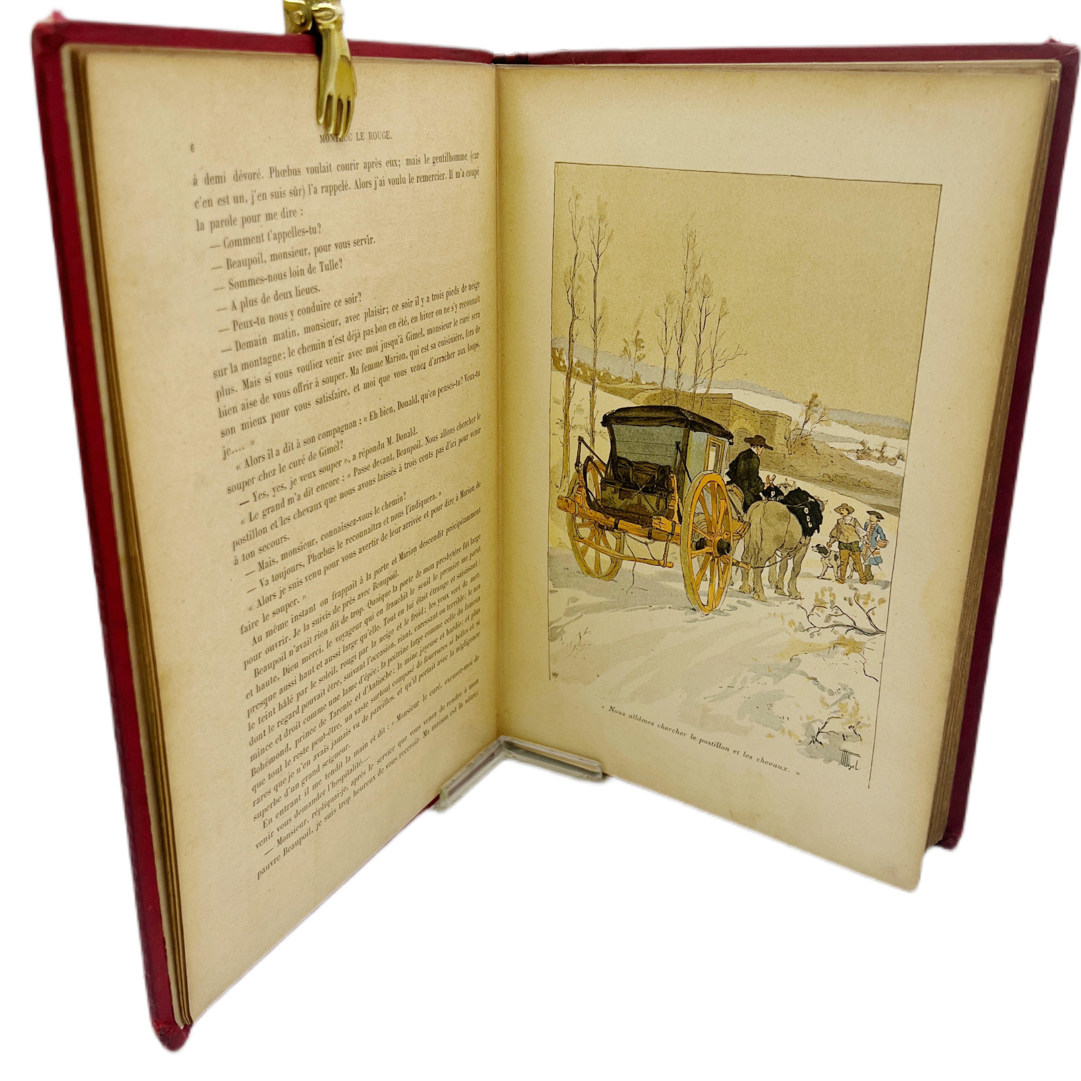 MONTLUC LE ROUGE OUVRAGE ILLUSTRÉ DE 12 PLANCHES HORS TEXTE EN COULEURS D'APRÈS H. VOGEL ET DE 108 DESSINS D'APRÈS SAHIB. NOUVELLE ÉDITION.