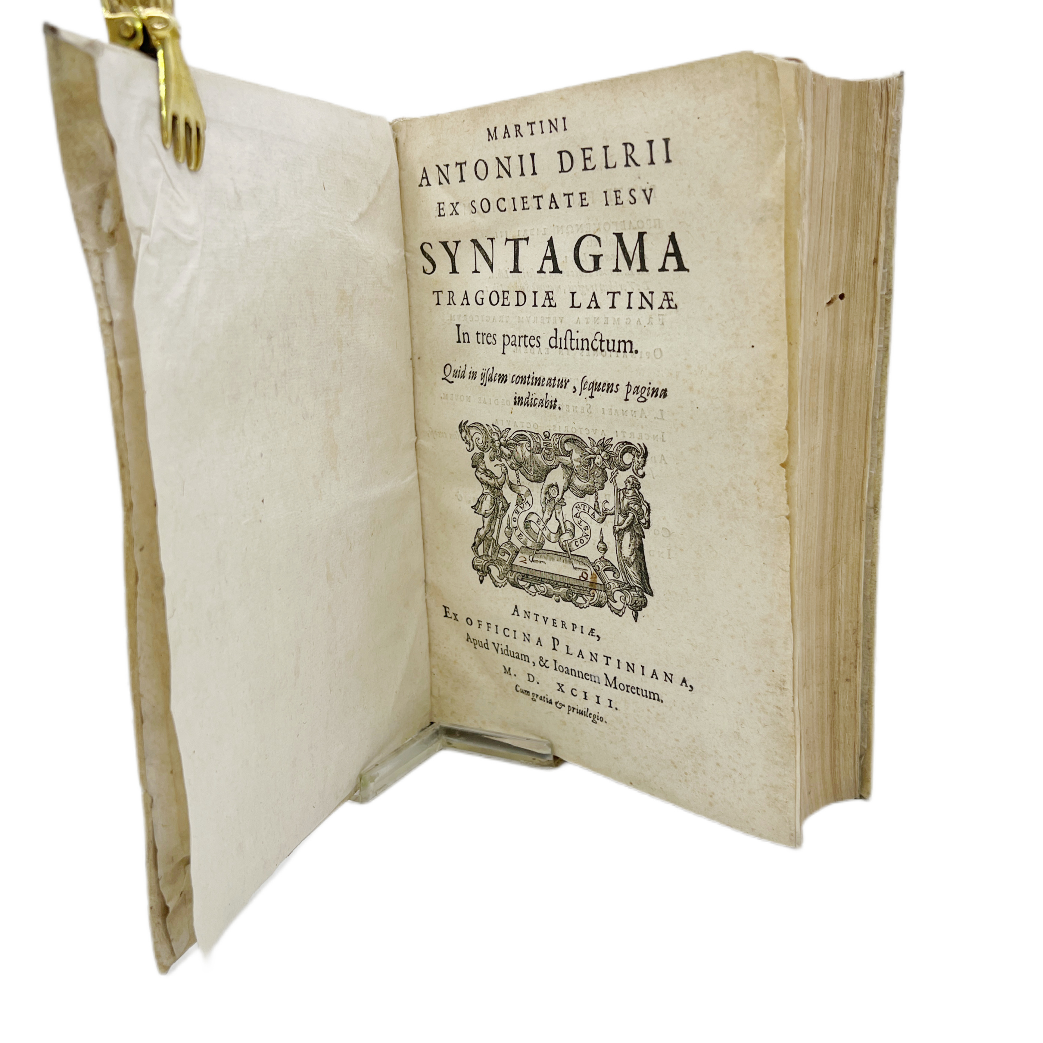 SYNTAGMA TRAGOEDIAE LATINAE, IN TRES PARTES DISTINCTUM.