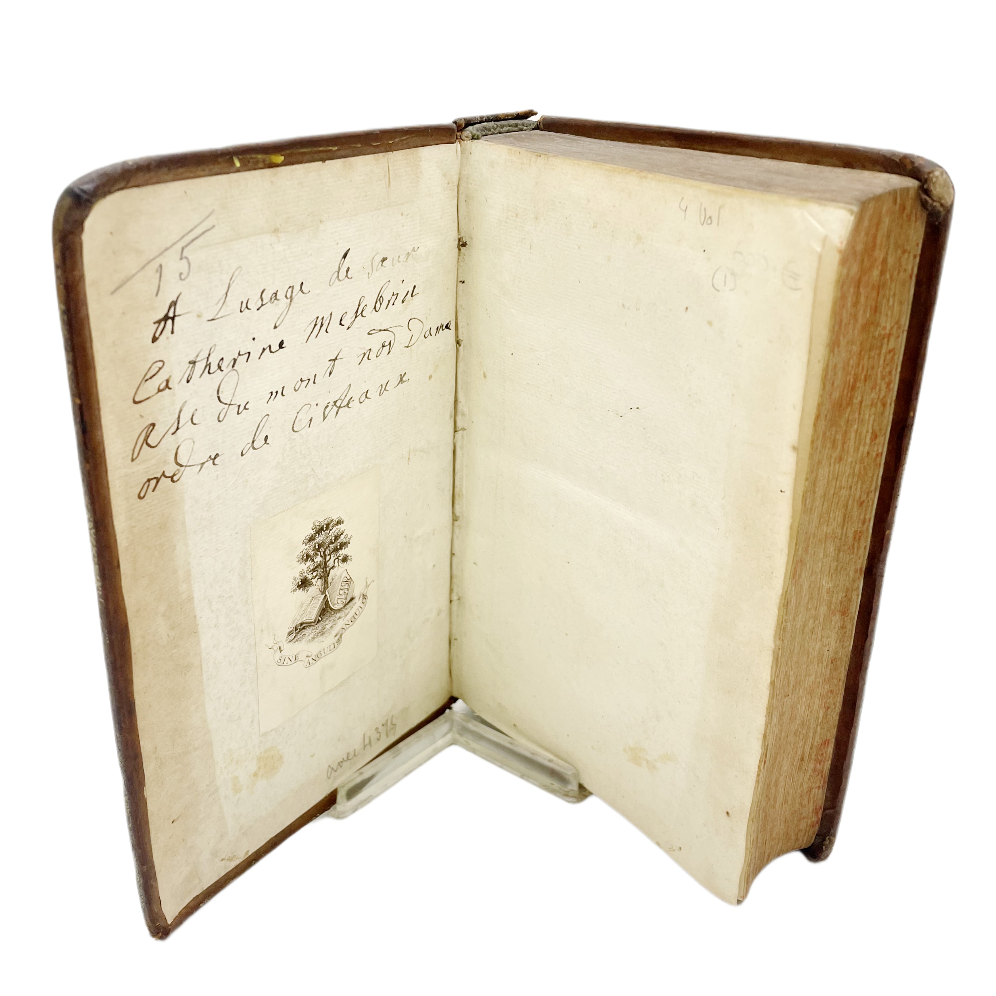 LES LETTRES DE S. BERNARD, PREMIER ABBE'DE CLAIRVAUX. NOUVELLEMENT TRADUITS EN FRANÇOIS, AUGMENTÉES Y DIVISÉES EN 4 PARTIES. PAR LE R. P. DOM ANTOINE DE S. GABRIEL, FUEILLENT.