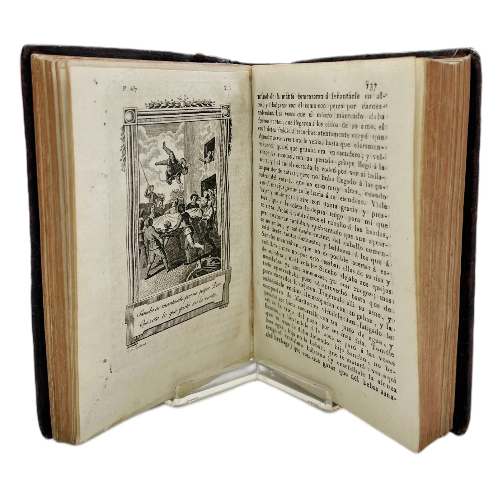 EL INGENIOSO HIDALGO DON QUIJOTE DE LA MANCHA, COMPUESTO POR MIGUEL DE CERVANTES SAAVEDRA.