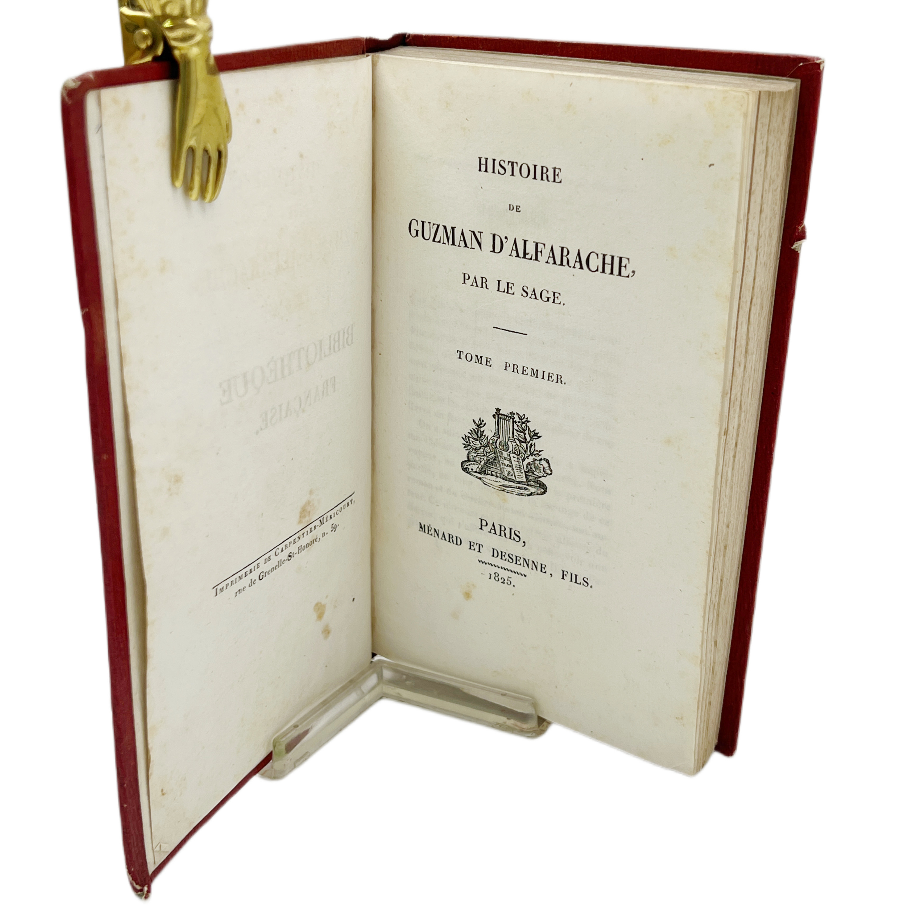 HISTOIRE DE GUZMAN D'ALFARACHE PAR LE SAGE.