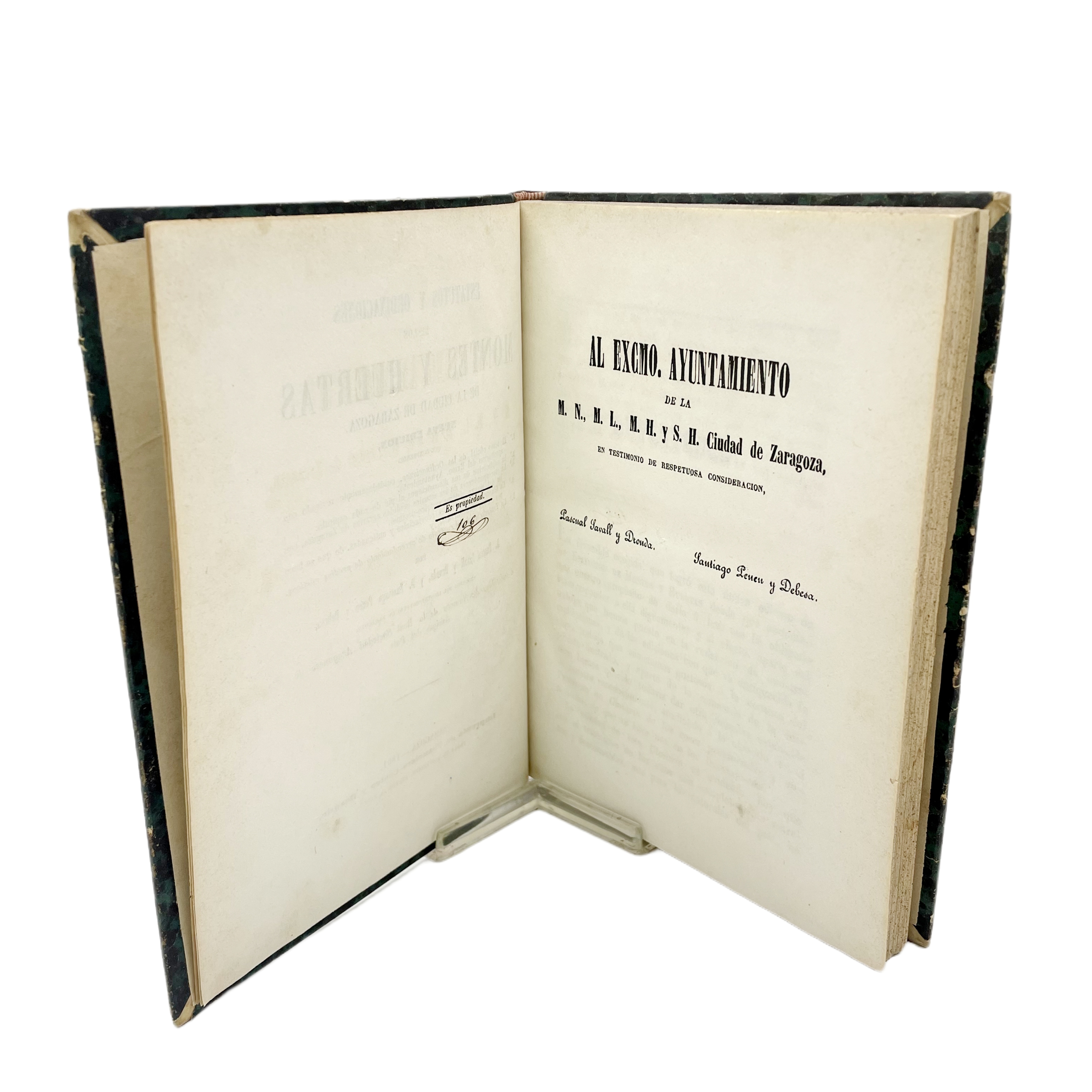 ESTATUTOS Y ORDINACIONES DE LOS MONTES Y HUERTAS DE LA CIUDAD DE ZARAGOZA.