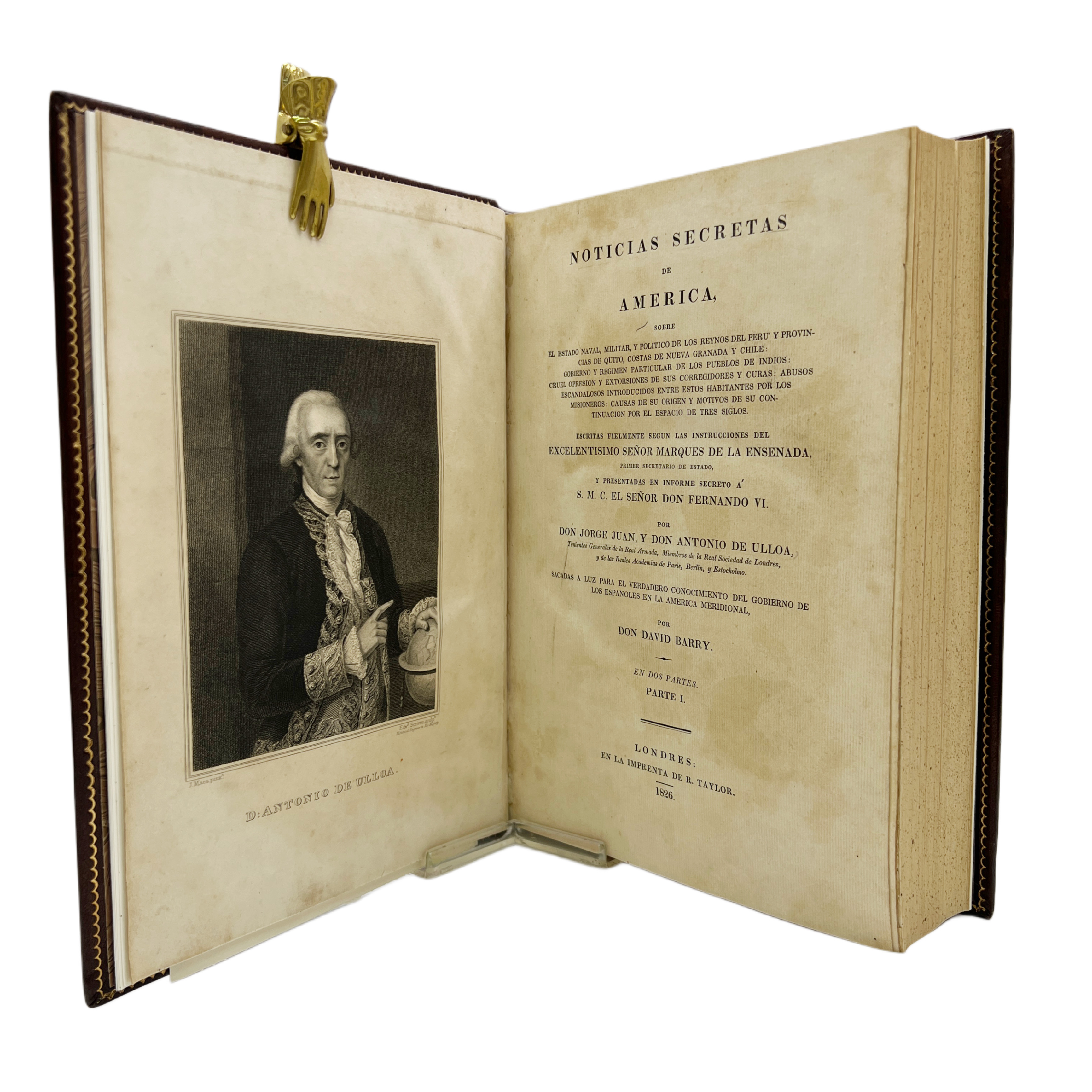 NOTICIAS SECRETAS DE AMÉRICA SOBRE EL ESTADO NAVAL, MILITAR, Y POLÍTICO DE LOS REYNOS DEL PERÚ, Y PROVINCIAS DE QUITO, COSTAS DE NUEVA GRANADA Y CHILE ... :ESCRITAS FIELMENTE SEGUN LAS INSTRUCCIONES DEL EXCELENTISIMO SEÑOR MARQUES DE LA ENSENADA ... 