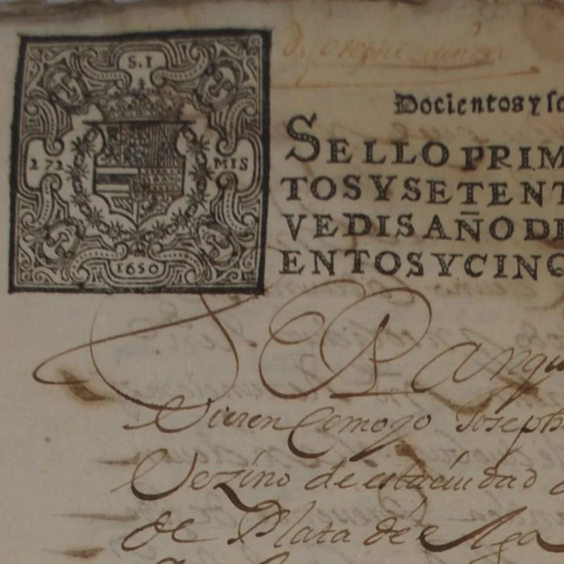 SELLO 1º FELIPE IV - DEUDAS (272 MARAVEDÍS) - 1650