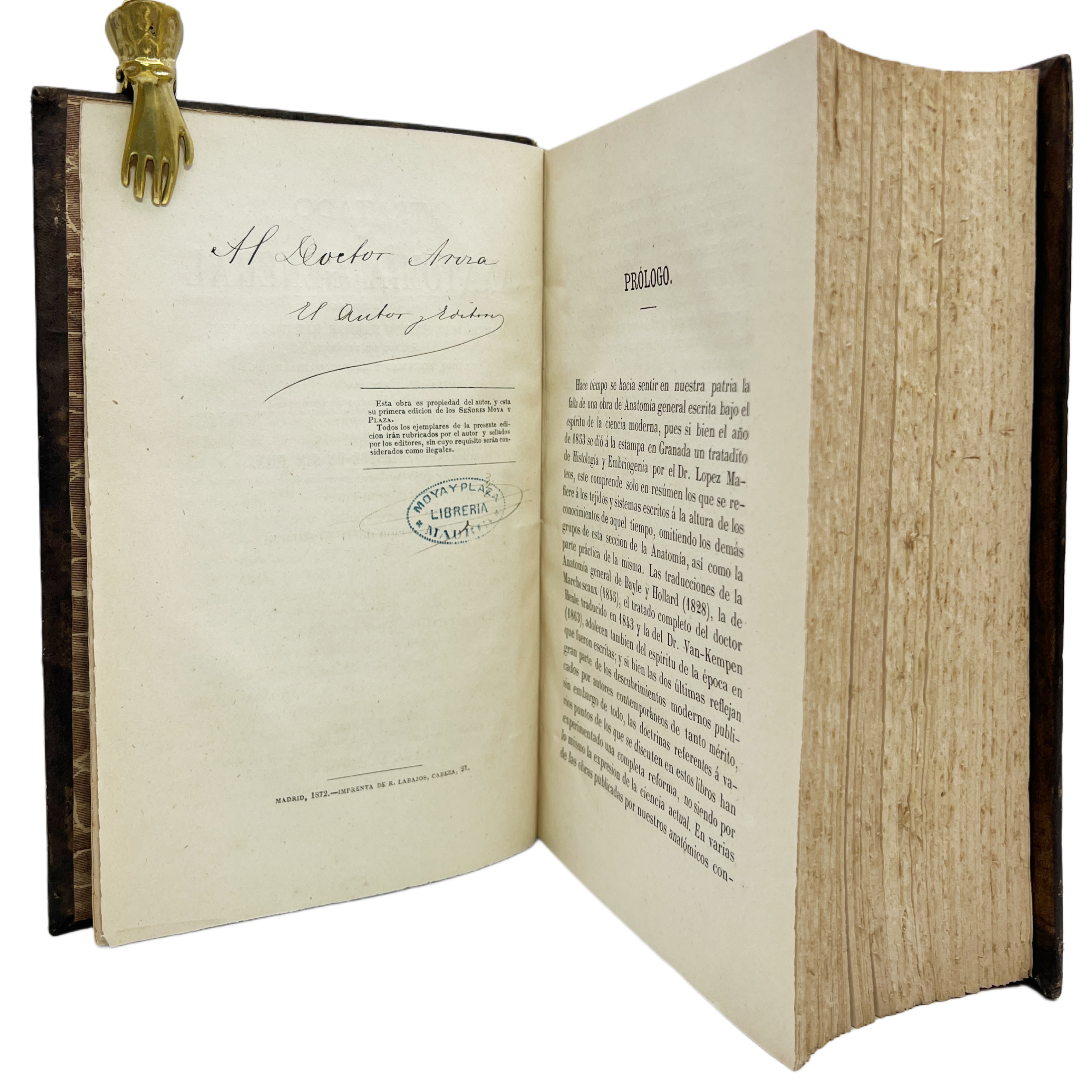 TRATADO DE ANATOMÍA GENERAL QUE COMPRENDE EL ESTUDIO DE LOS PRINCIPIOS INMEDIATOS, ELEMENTOS ANATÓMICOS, LÍQUIDOS DEL ORGANISMO, TEJIDOS, SISTEMAS Y APARATOS ORGÁNICOS.