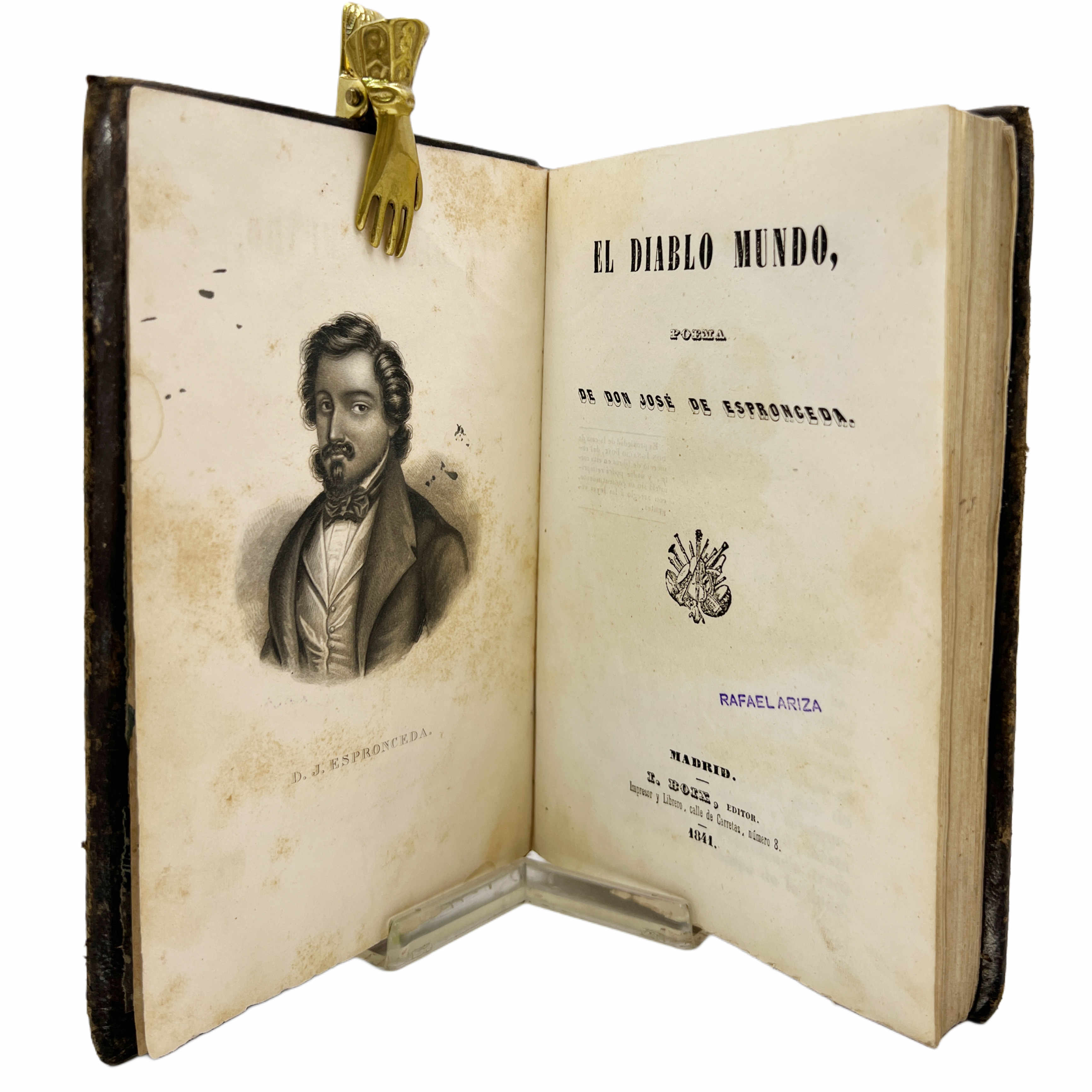 EL DIABLO MUNDO, POEMA DE DON JOSÉ DE ESPRONCEDA.