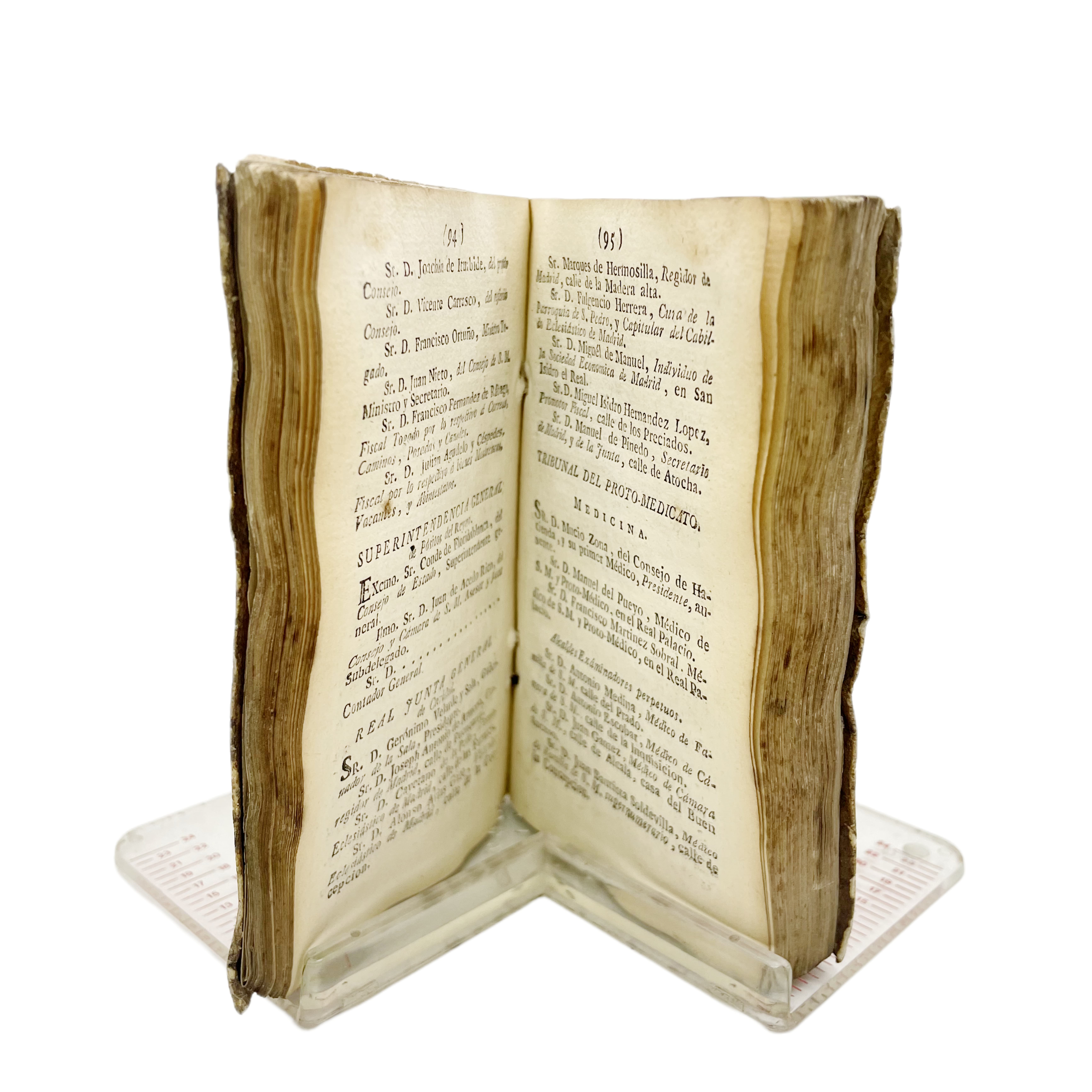 KALENDARIO MANUAL GUÍA DE FORASTEROS DE MADRID, PARA EL AÑO 1788.