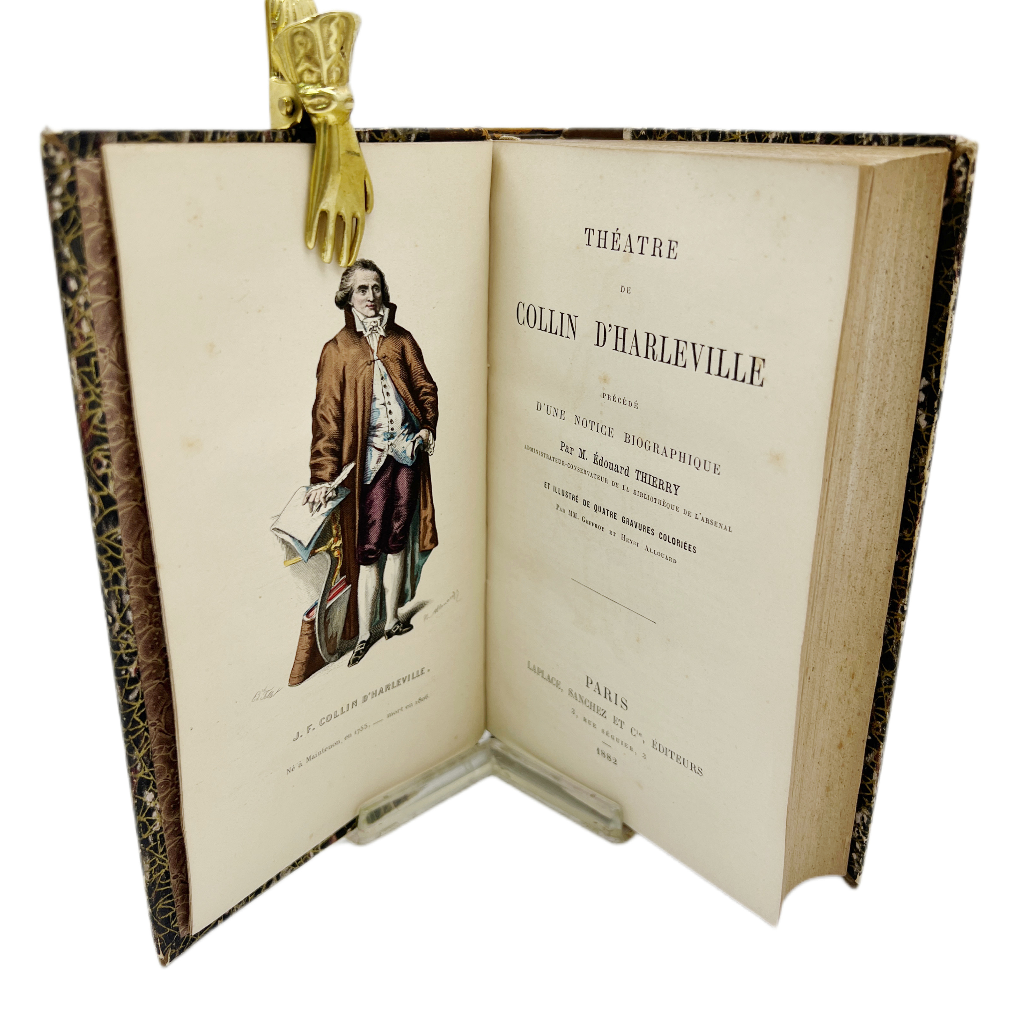 THEATRE DE COLLIN D'HARLEVILLE PRÉCÉDÉ D'UNE NOTICIE BIOGRAPHIQUE PAR M. EDOUARD THIERRY.