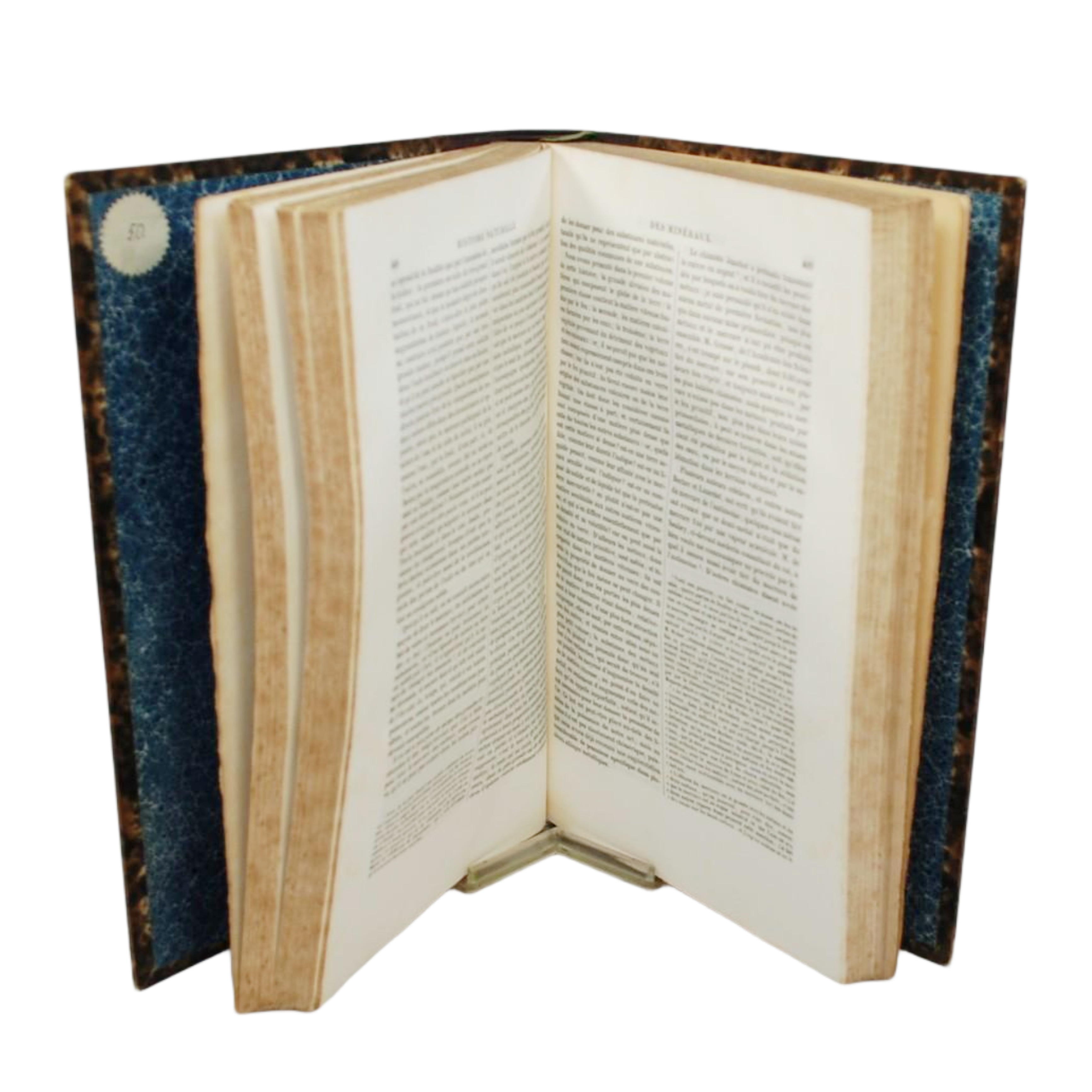 OEUVRES COMPLETES DE BUFFON AVEC DES EXTRAITS DE DAUBENTON ET LA CLASSIFICATION DE CUVIER TOMO 1 Y TOMO 2 (MATIÈRES GÉNÉRALES - THEORIE DE LA TERRE - MINERAUX)