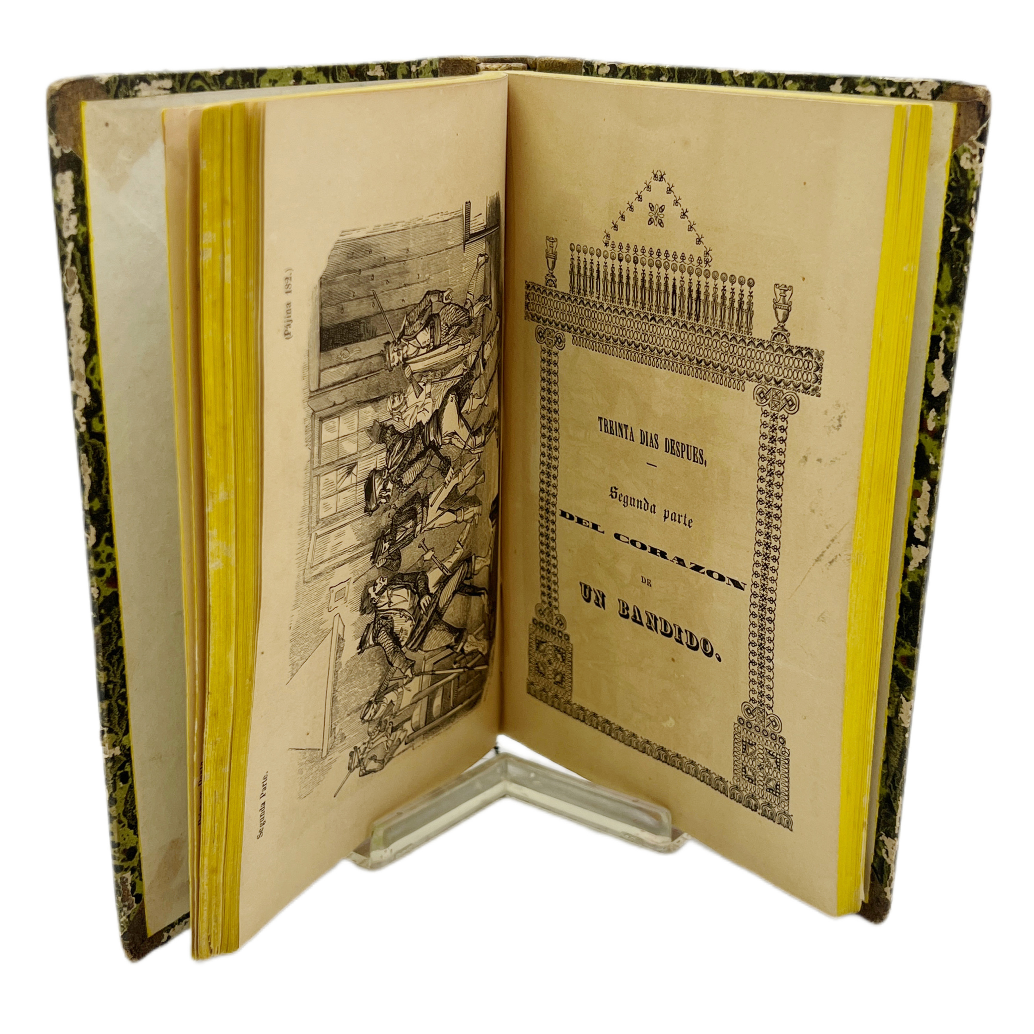 EL CORAZON DE UN BANDIDO LEYENDA TOMADA DEL APLAUDIDO DRAMA DEL MISMO TÍTULO, Y ESCRITA EN VERSO POR D. RAMÓN FRANQUELO. PARTE PRIMERA.