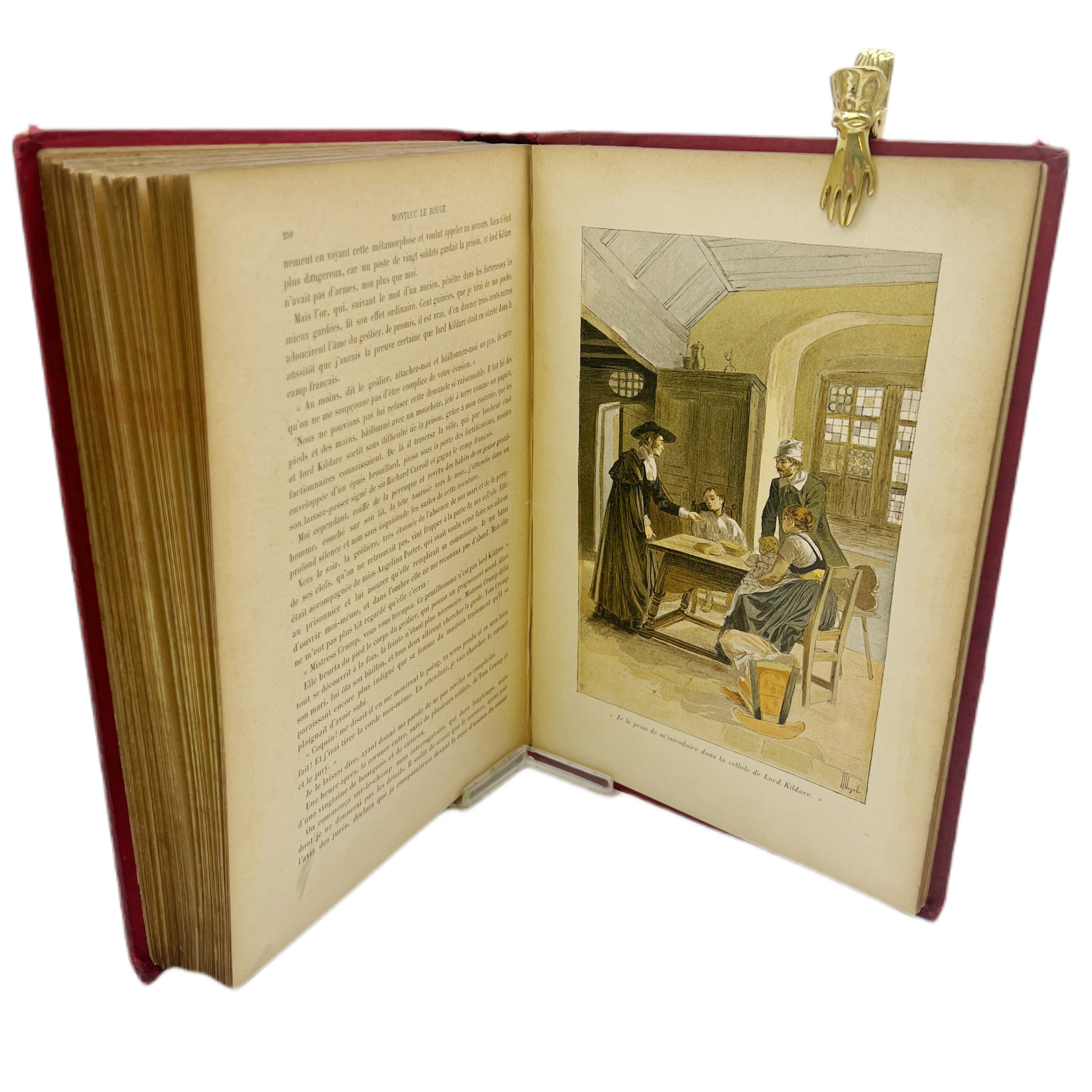 MONTLUC LE ROUGE OUVRAGE ILLUSTRÉ DE 12 PLANCHES HORS TEXTE EN COULEURS D'APRÈS H. VOGEL ET DE 108 DESSINS D'APRÈS SAHIB. NOUVELLE ÉDITION.